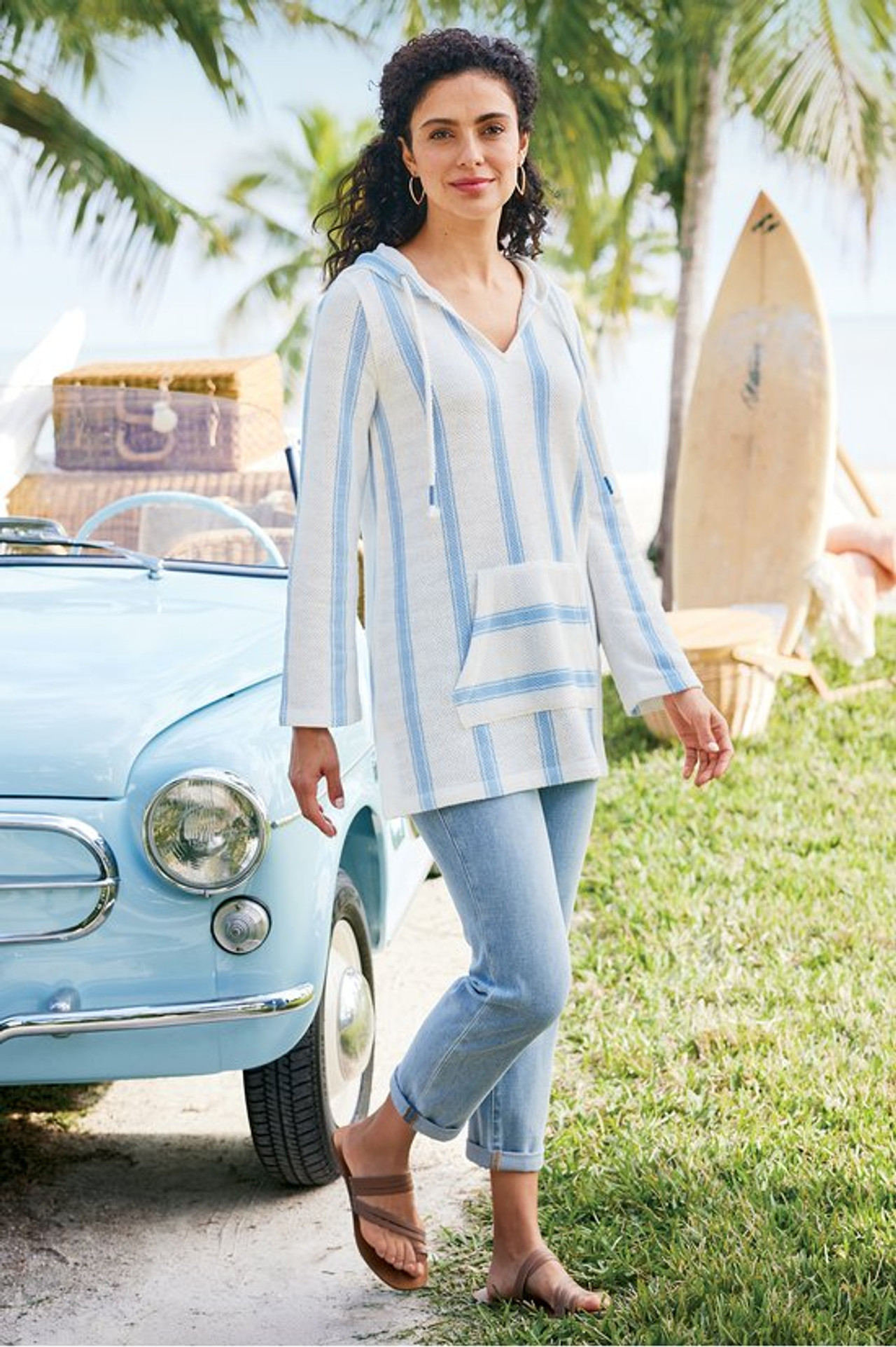 The Ultimate Denim Pull-On Crop - Soft Surroundings Outlet