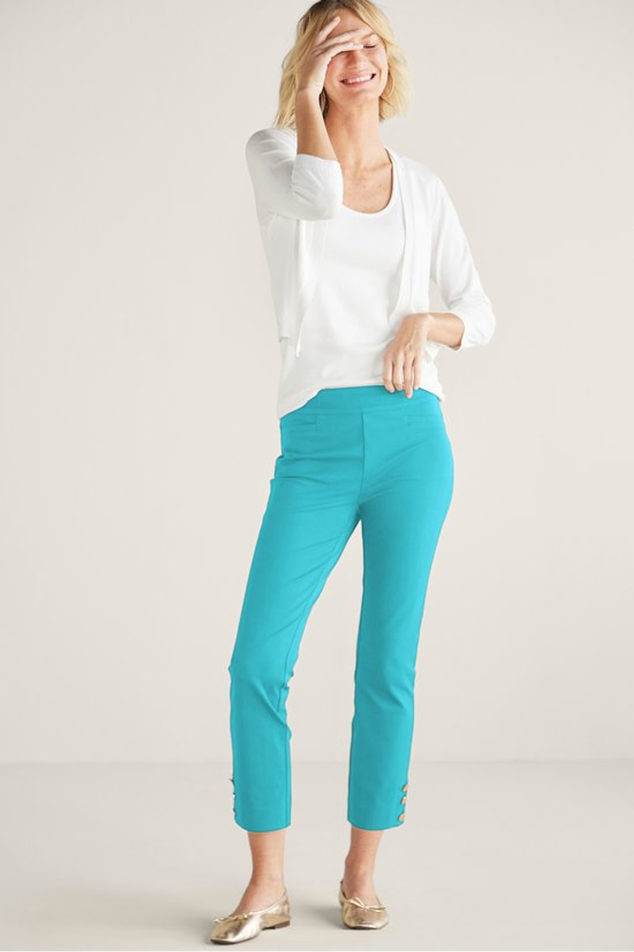 SoftEssential™ SUPERLA Slim Leg Crop Pants - Soft Surroundings Outlet