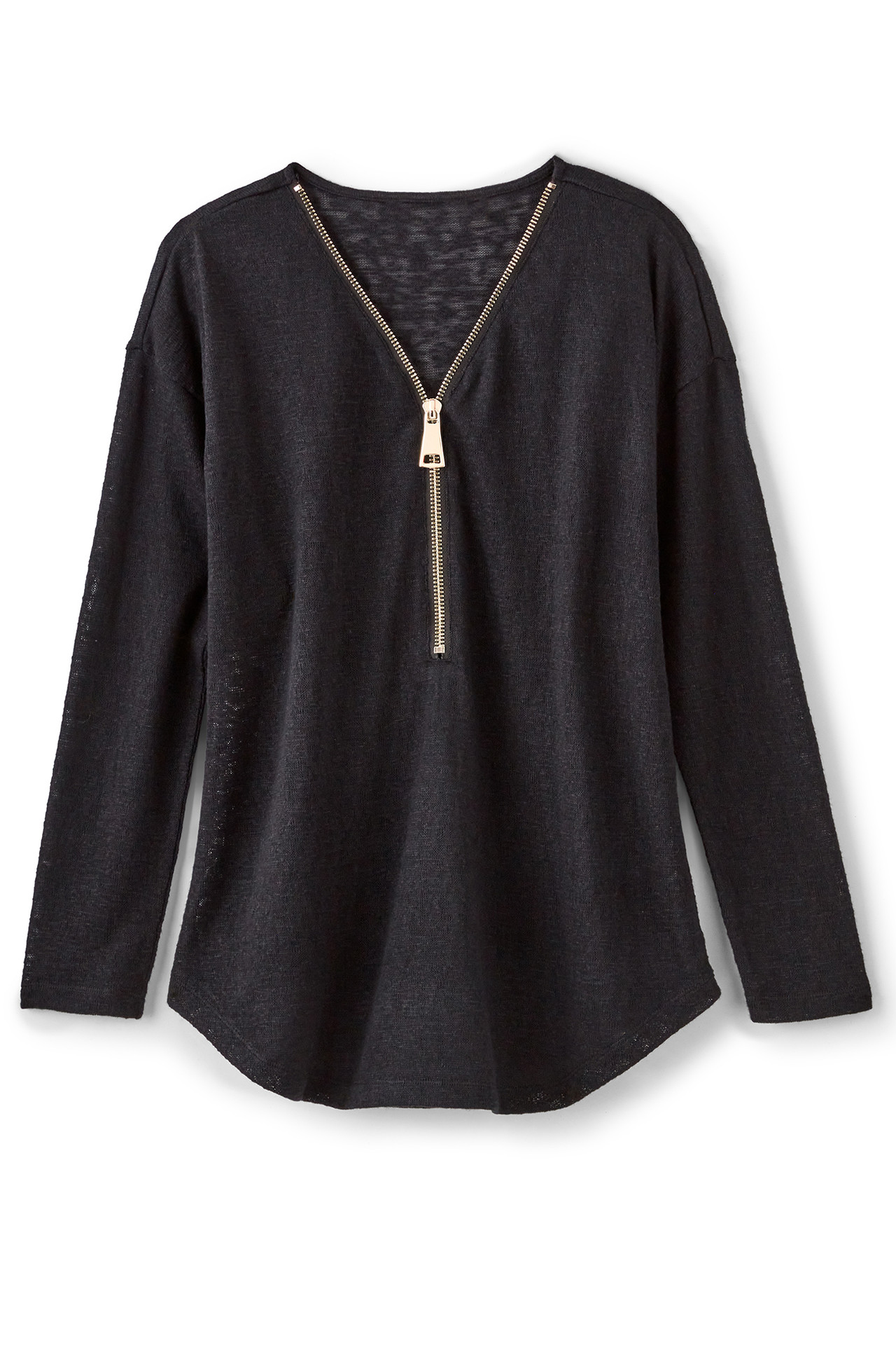 Valentina Zip Sweater - Soft Surroundings Outlet