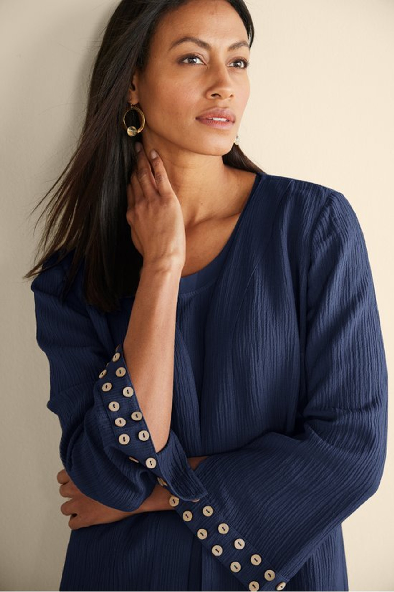 Oceo Gauze Topper - Soft Surroundings Outlet