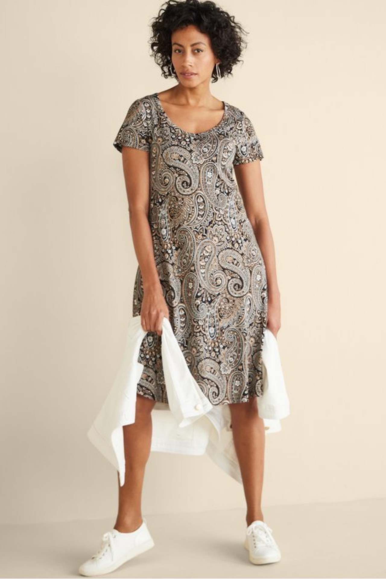 Short Santiago Gaia Dress - Soft Surroundings Outlet