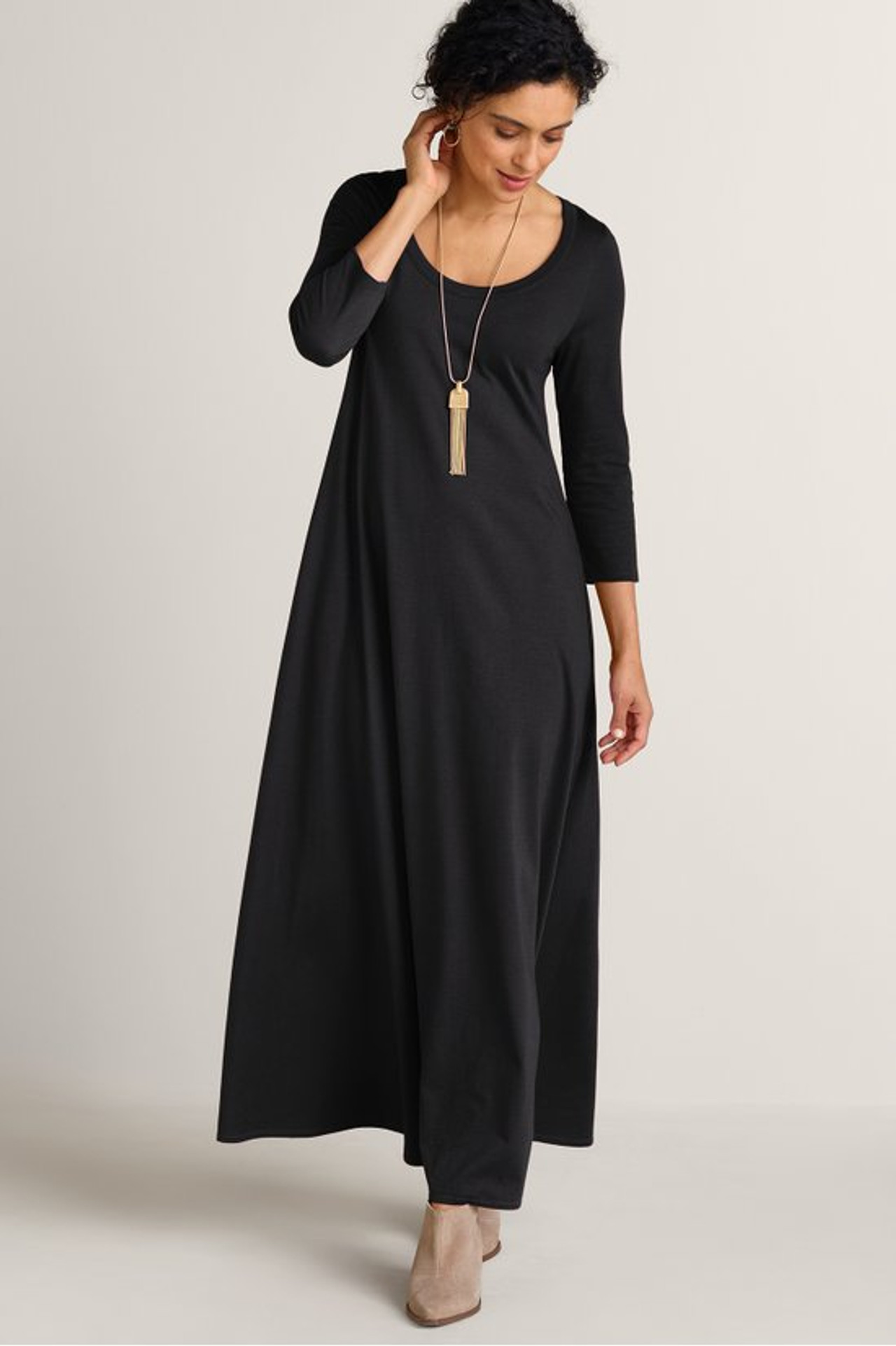 Santiago 3/4 Sleeve Dress - Soft Surroundings Outlet