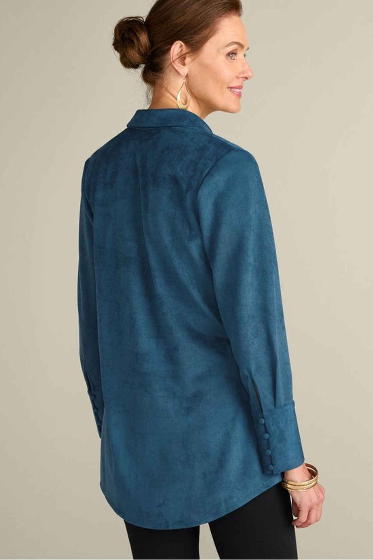 Vida Faux Suede Tunic - Soft Surroundings Outlet