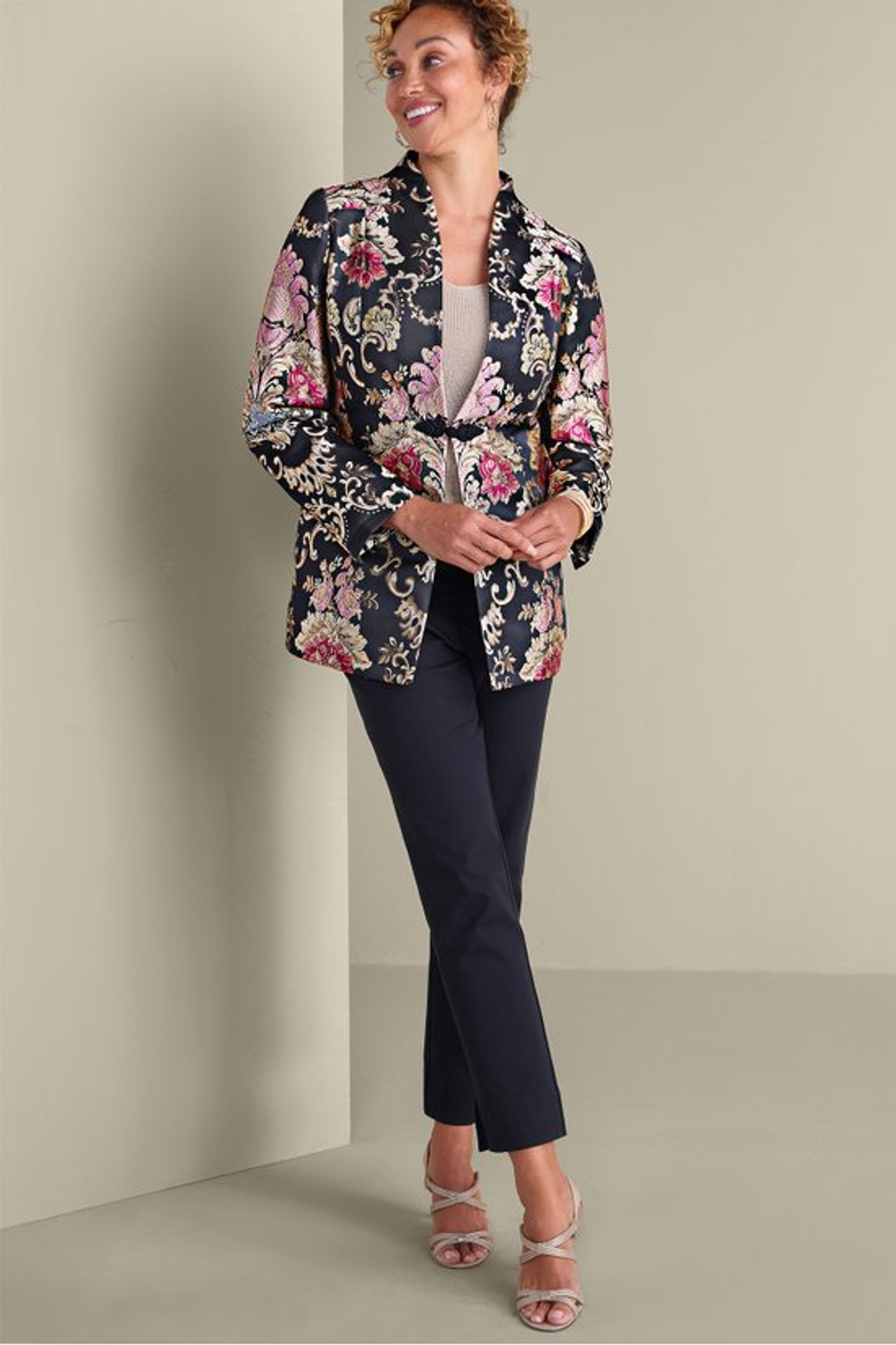 Branca Jacquard Jacket - Soft Surroundings Outlet