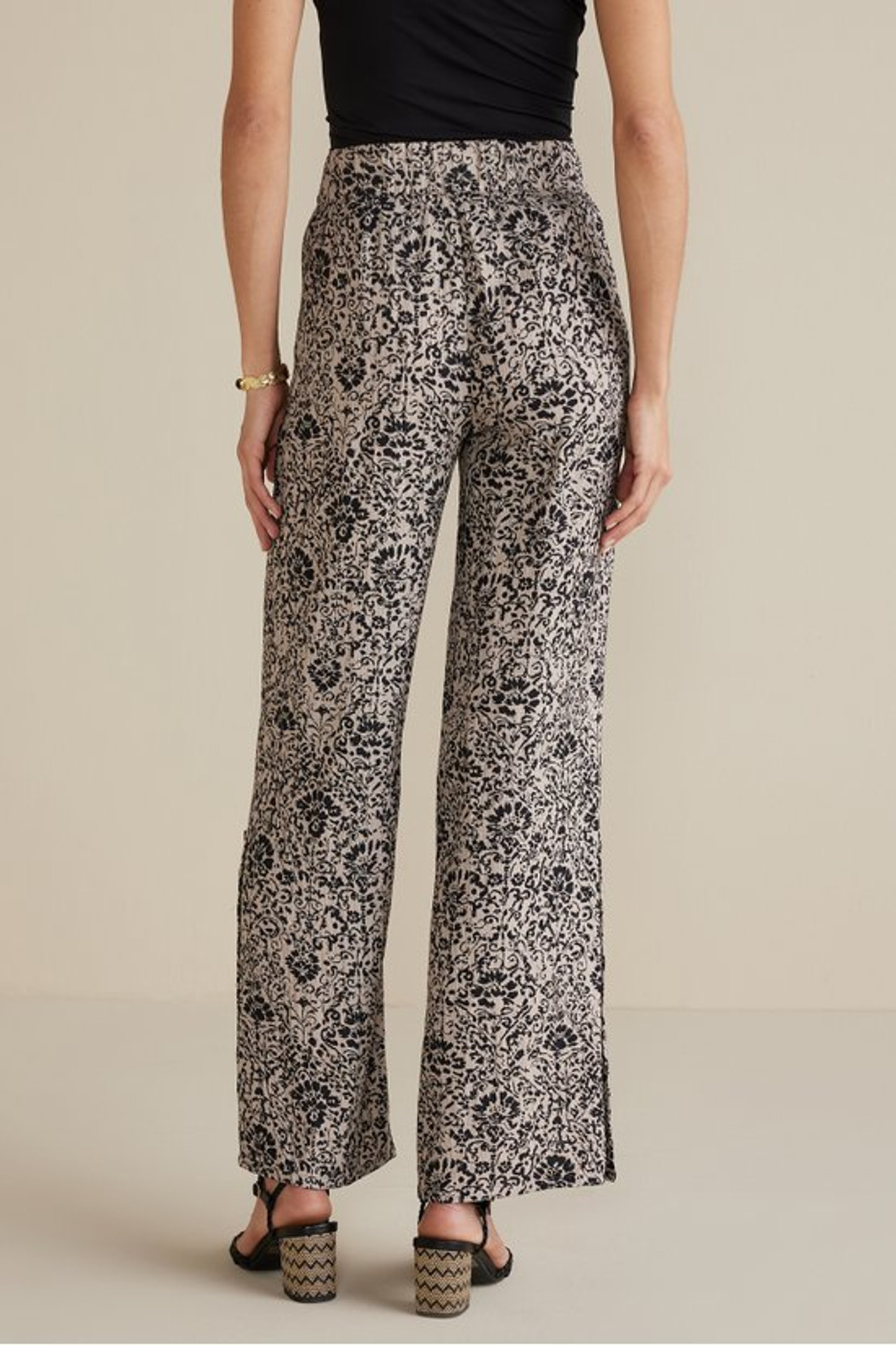 Oceo Gauze Wide-Leg Pants - Soft Surroundings Outlet