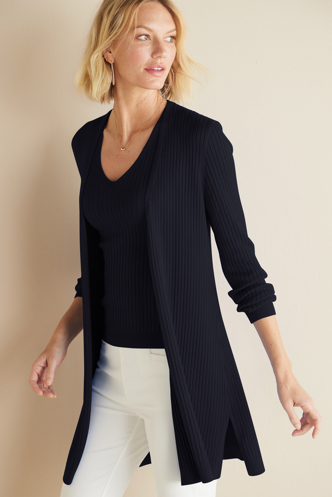 SoftEssential™ Ribbed Sweater Tank - Soft Surroundings Outlet