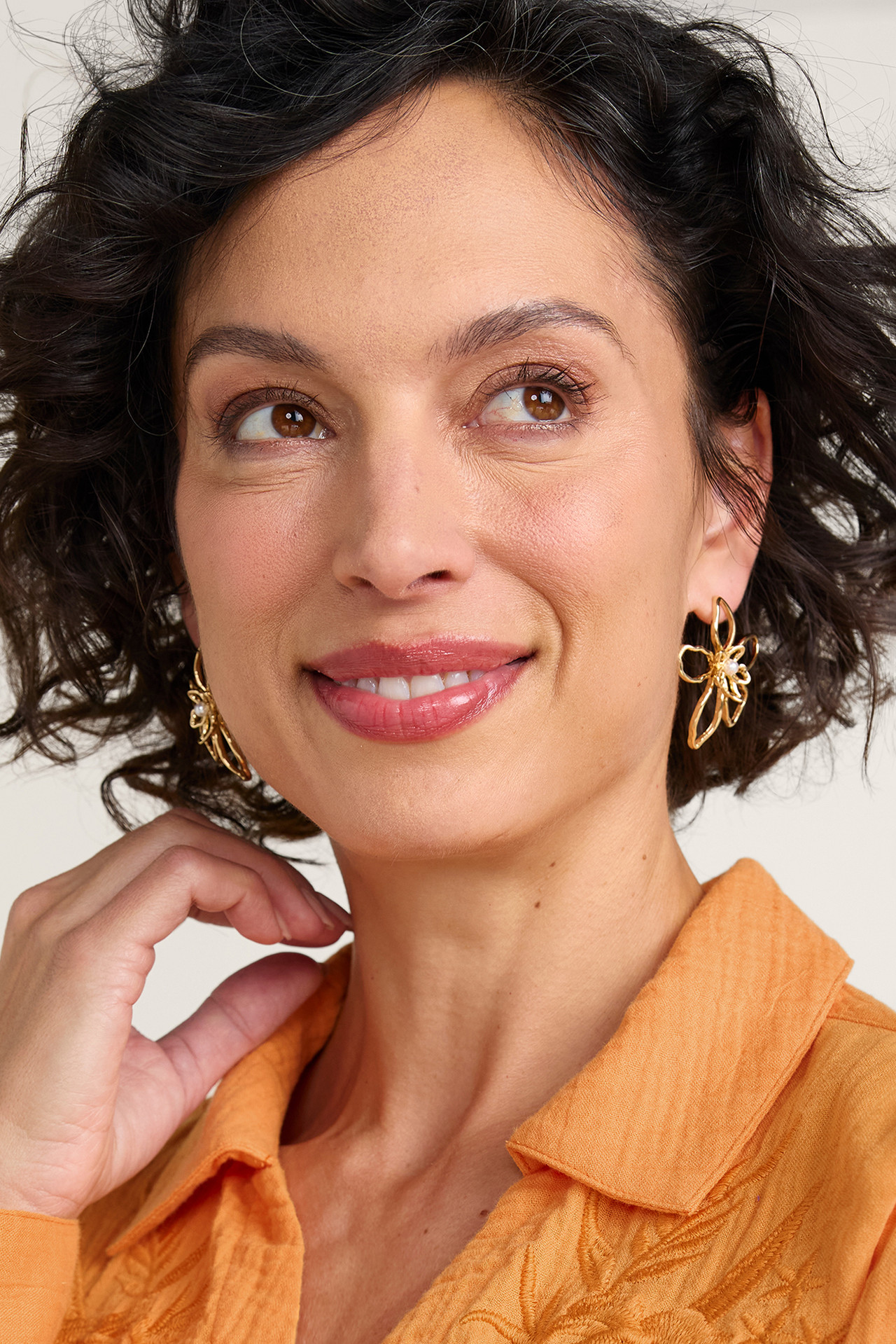 Flora Outline Earring - Soft Surroundings Outlet