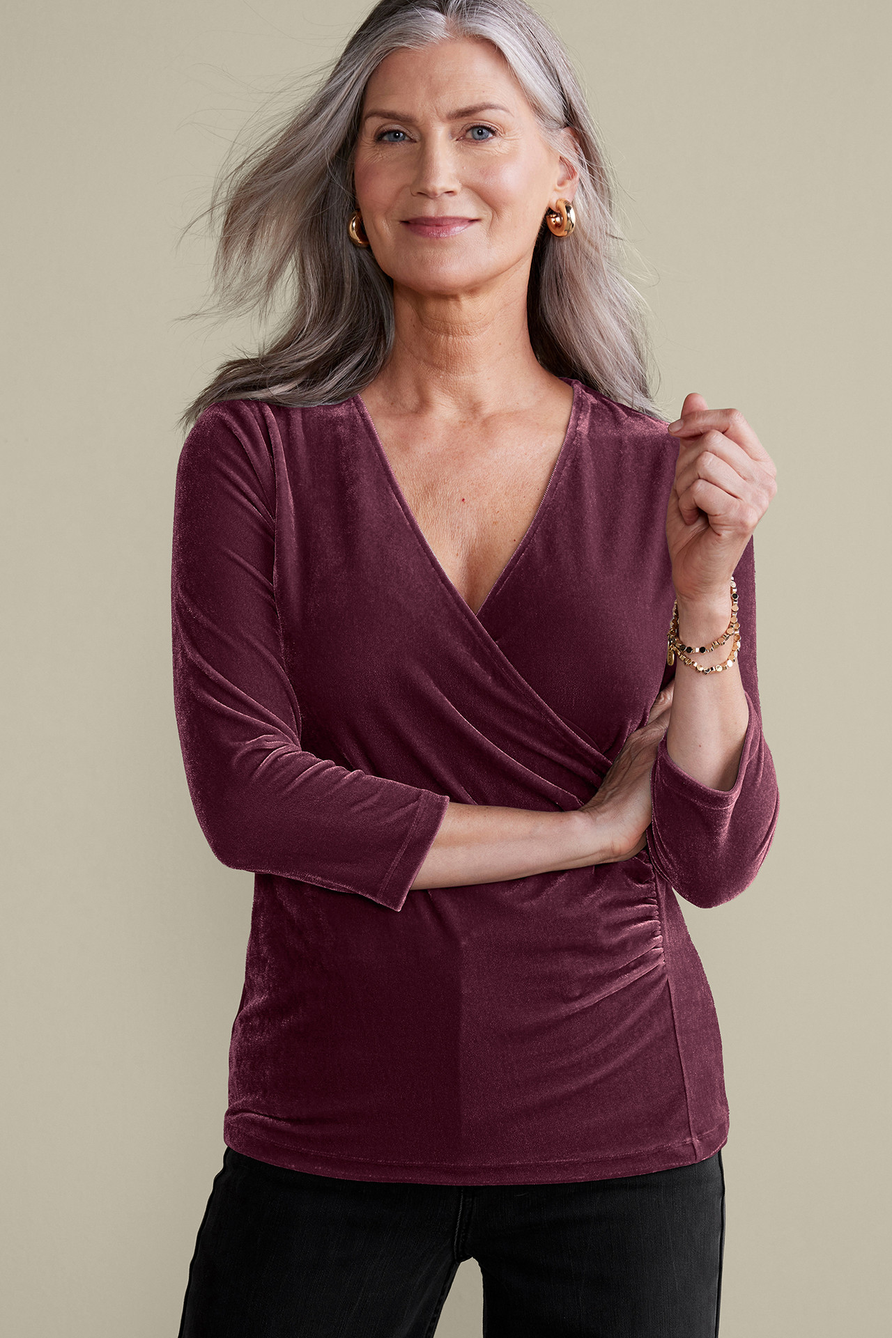 Velvet Alyssa Knit Top - Soft Surroundings Outlet