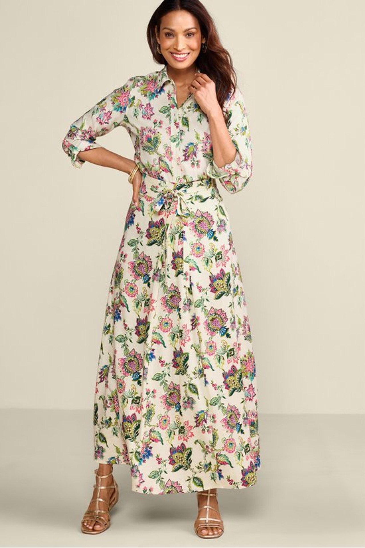 Jordan Linen Blend Skirt - Soft Surroundings Outlet