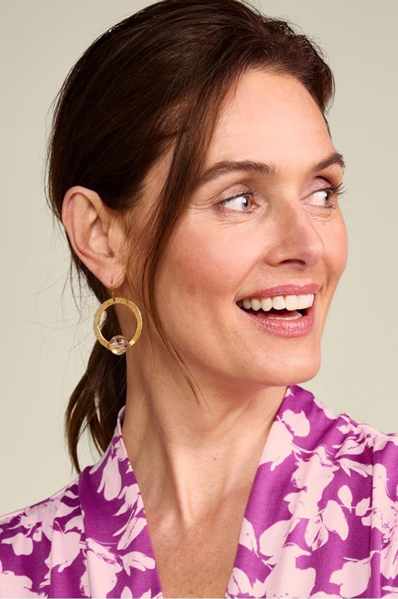 Cressa Crystal Hoop Earrings - Soft Surroundings Outlet