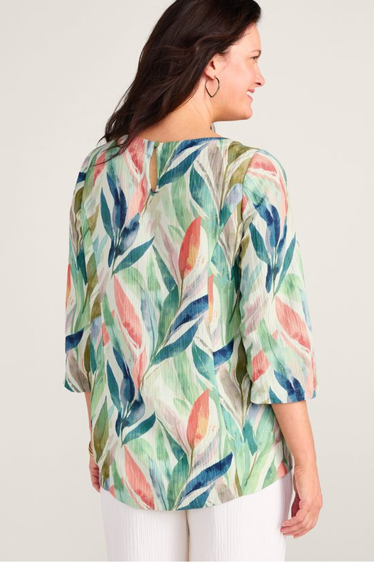 Oceo Gauze Tunic - Soft Surroundings Outlet