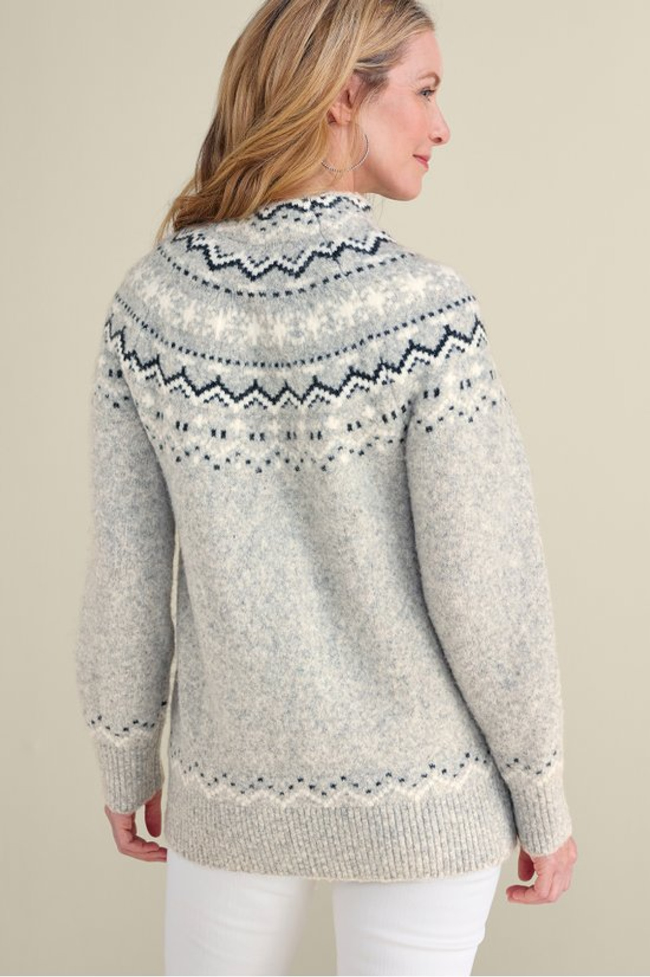 Sascha Fair Isle Sweater - Soft Surroundings Outlet