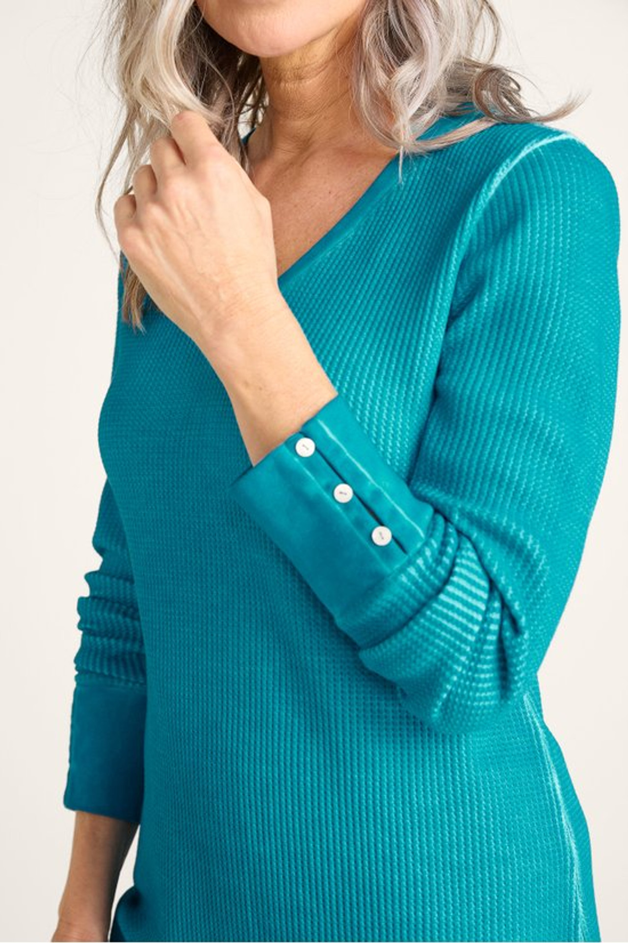 Arabella Waffle Knit Tunic - Soft Surroundings Outlet