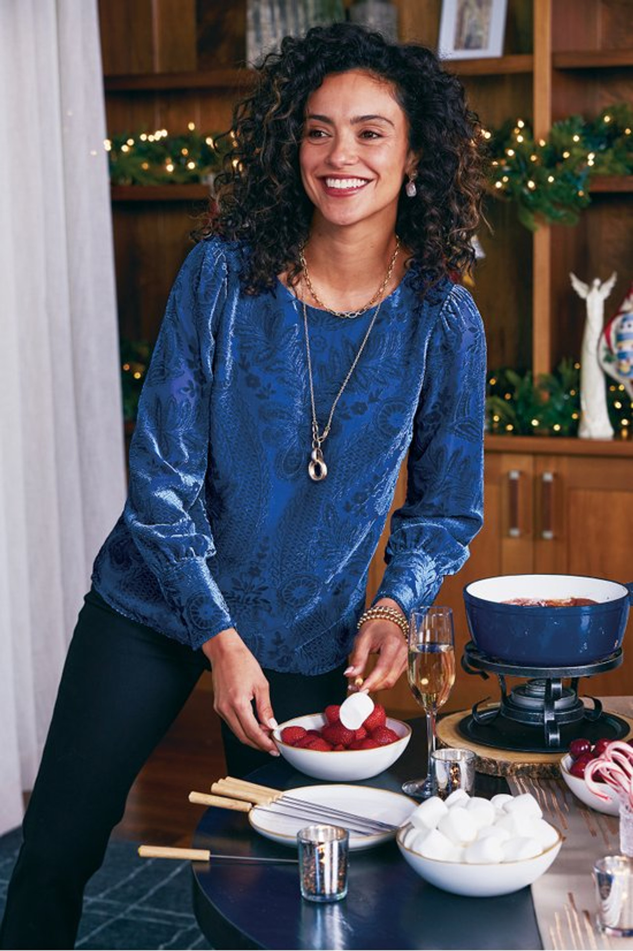 Vanetta Velvet Top - Soft Surroundings Outlet