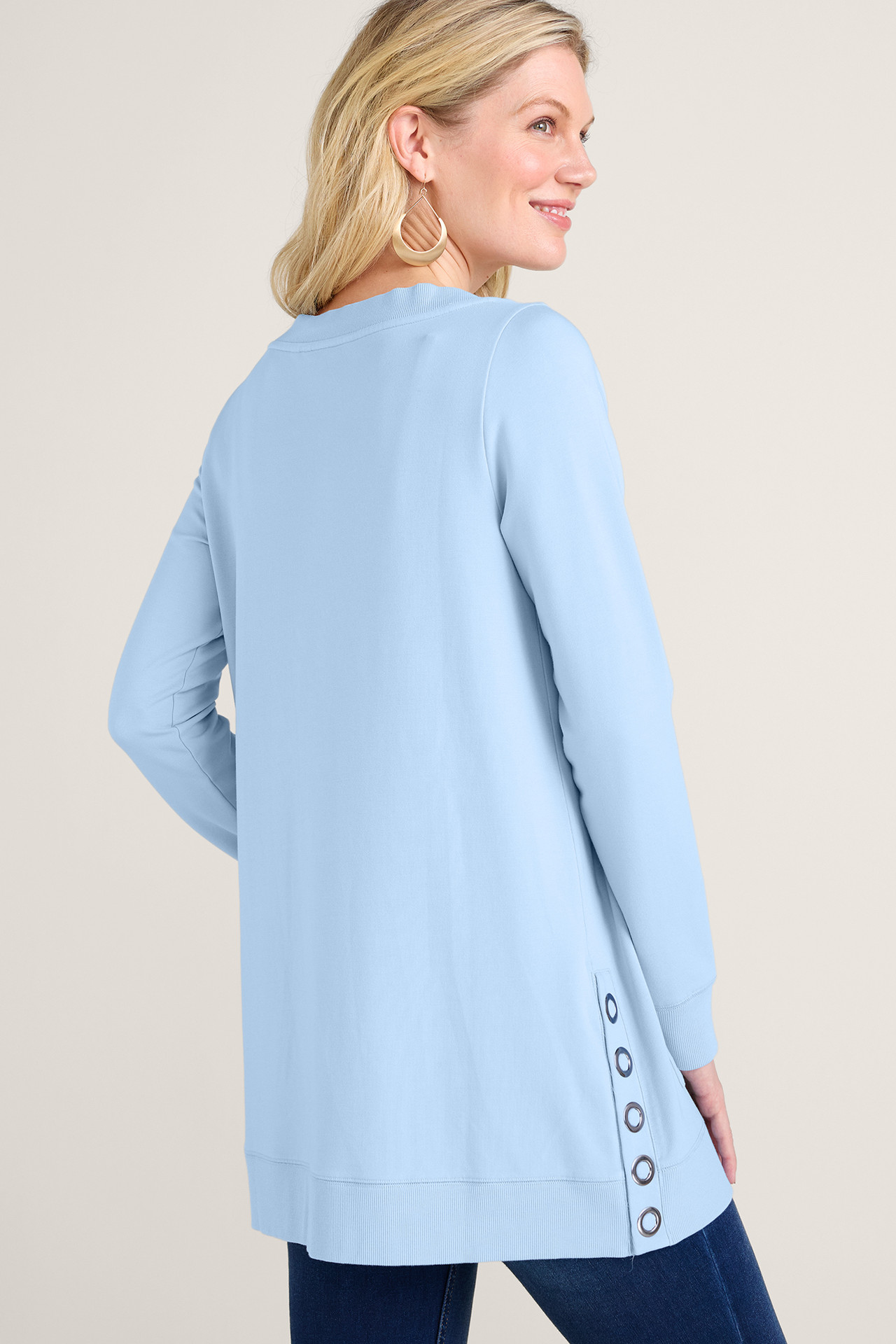 Make It Snappy Pullover - Soft Surroundings Outlet