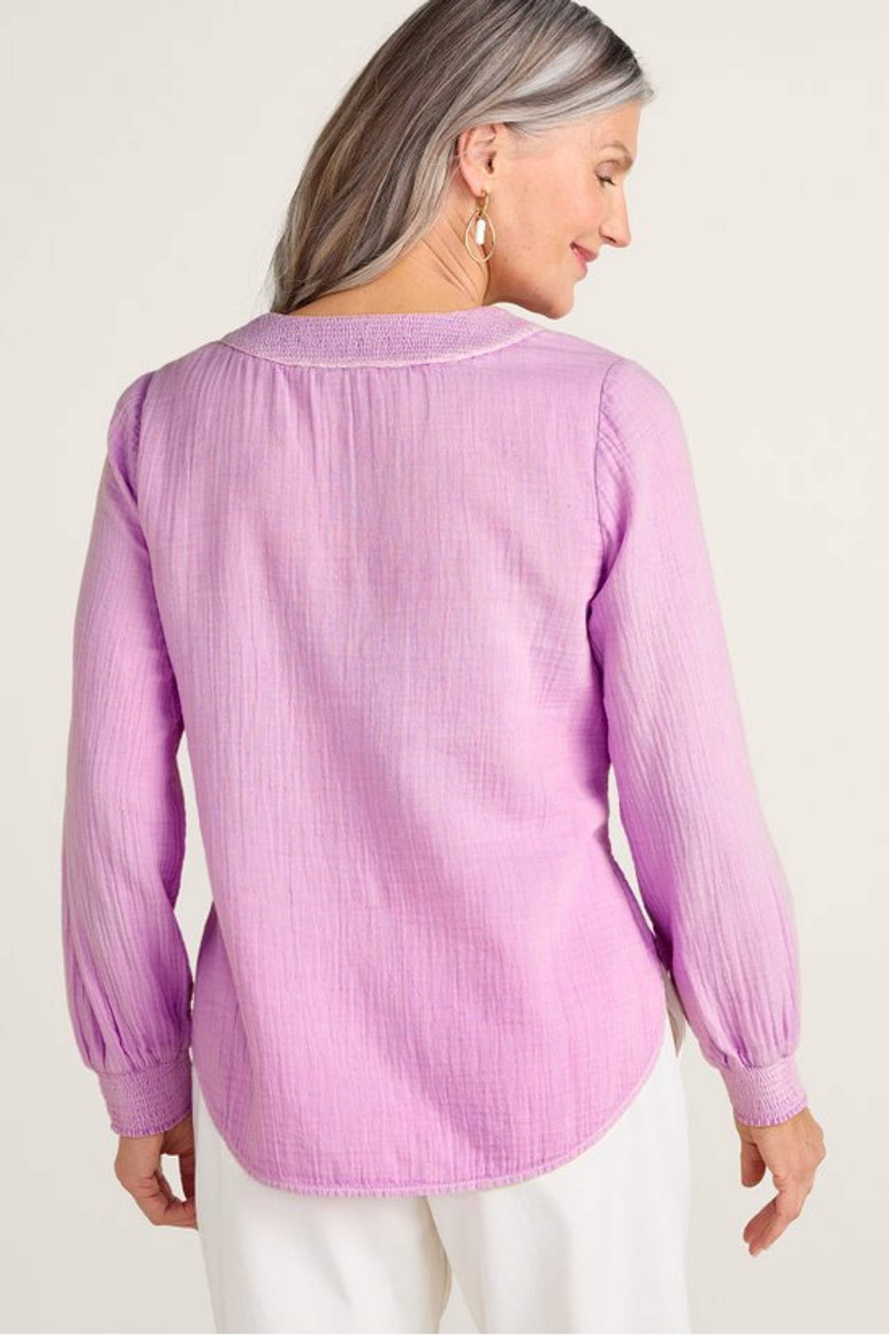 Genna Gauze Top - Soft Surroundings Outlet