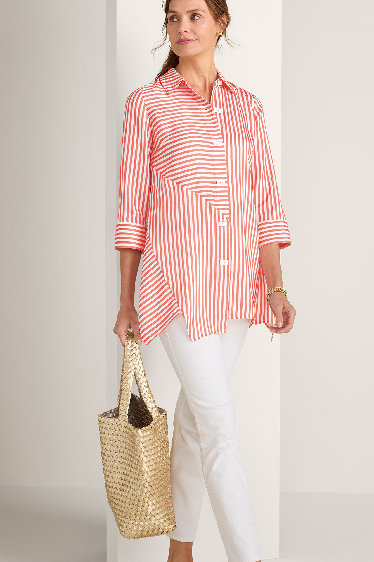 Jetty Reversible Woven Bag - Soft Surroundings Outlet