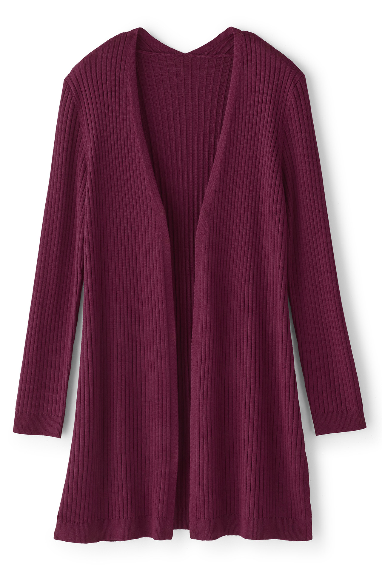 SoftEssential™ Ribbed Long Cardi - Soft Surroundings Outlet