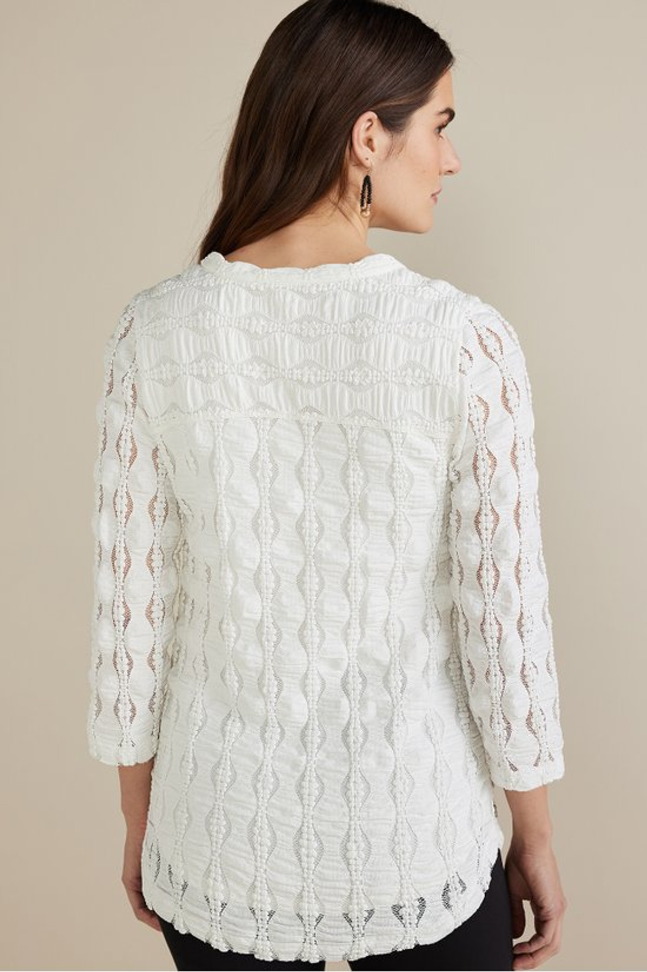 Priya Knit Lace Tunic - Soft Surroundings Outlet