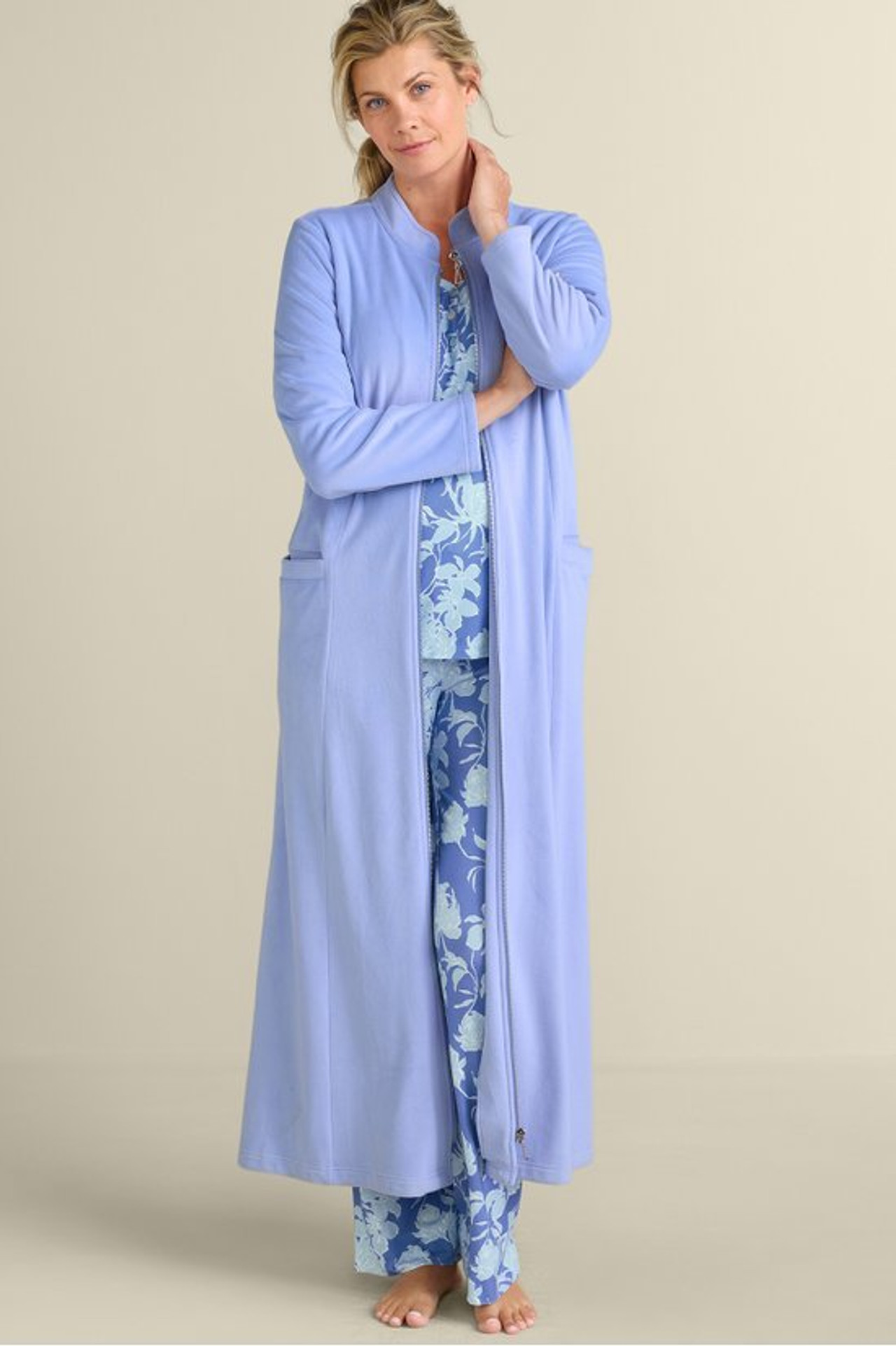 Zinfandel Zip Up Robe - Soft Surroundings Outlet