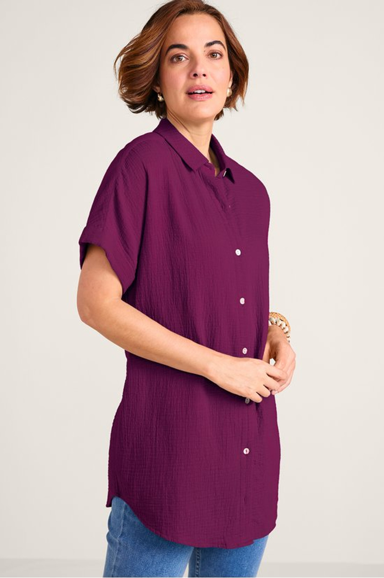 Je Veux Gauze Top - Soft Surroundings Outlet