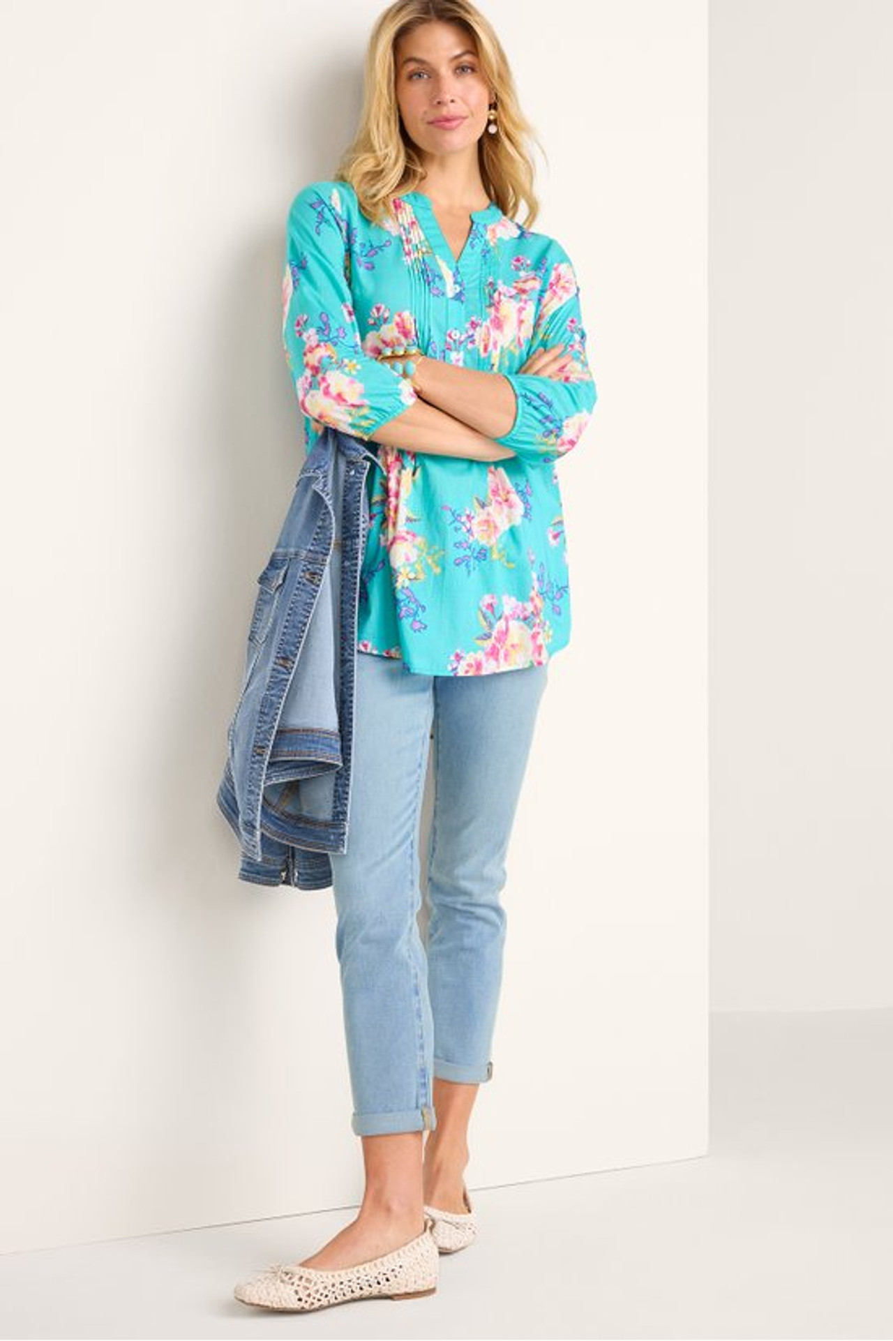 The Ultimate Denim Pull-On Crop - Soft Surroundings Outlet