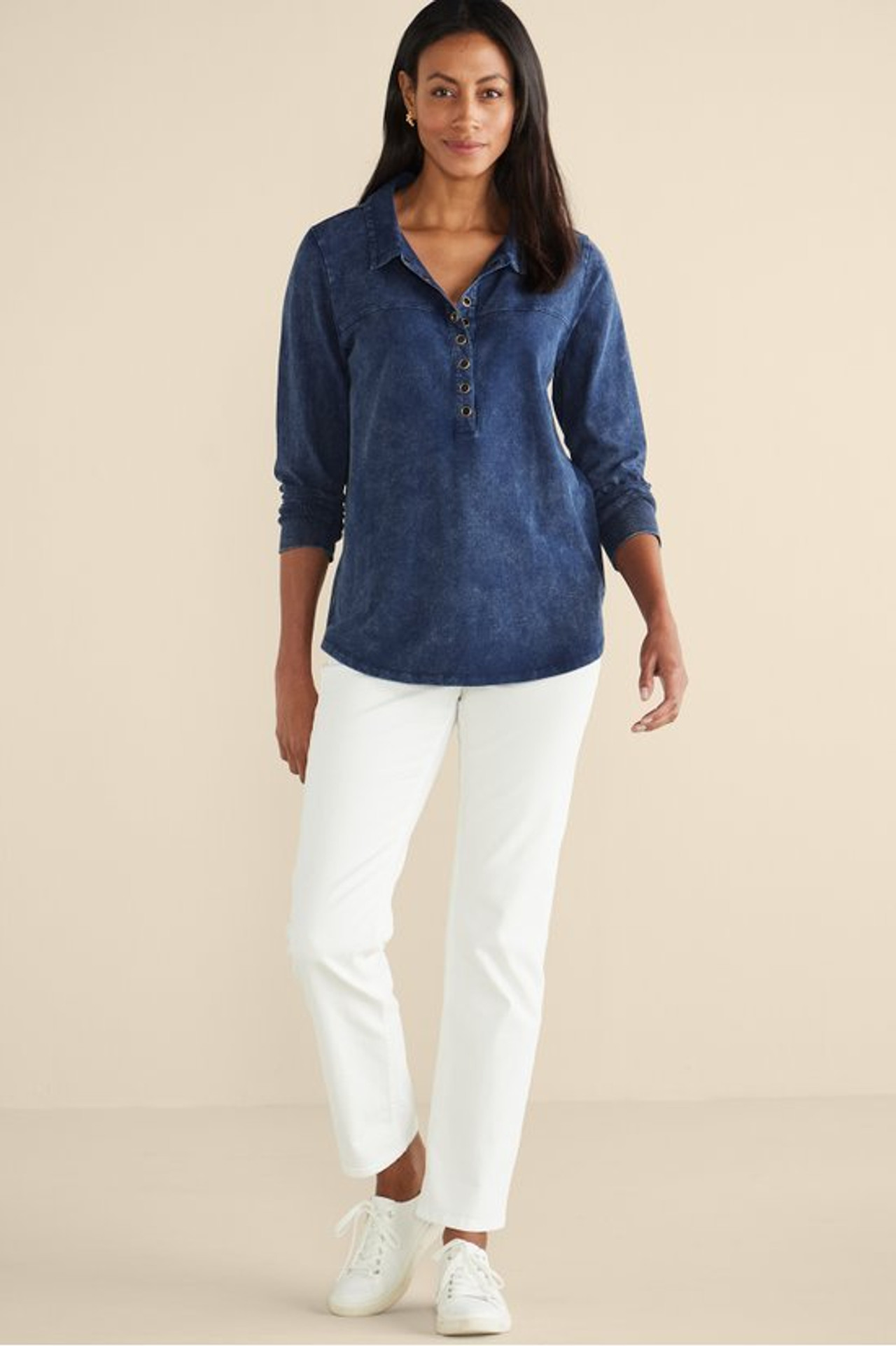 Neera Washed Tunic - Soft Surroundings Outlet