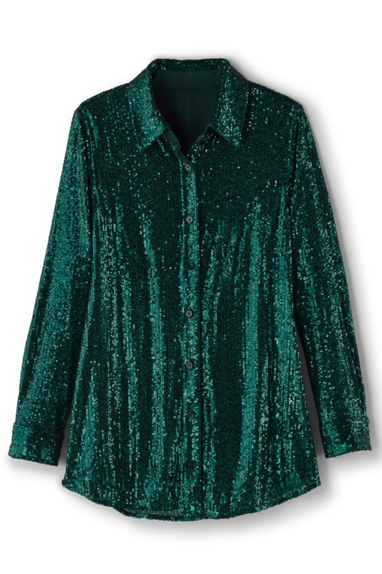Sancerre Sequin Shirt - Soft Surroundings Outlet