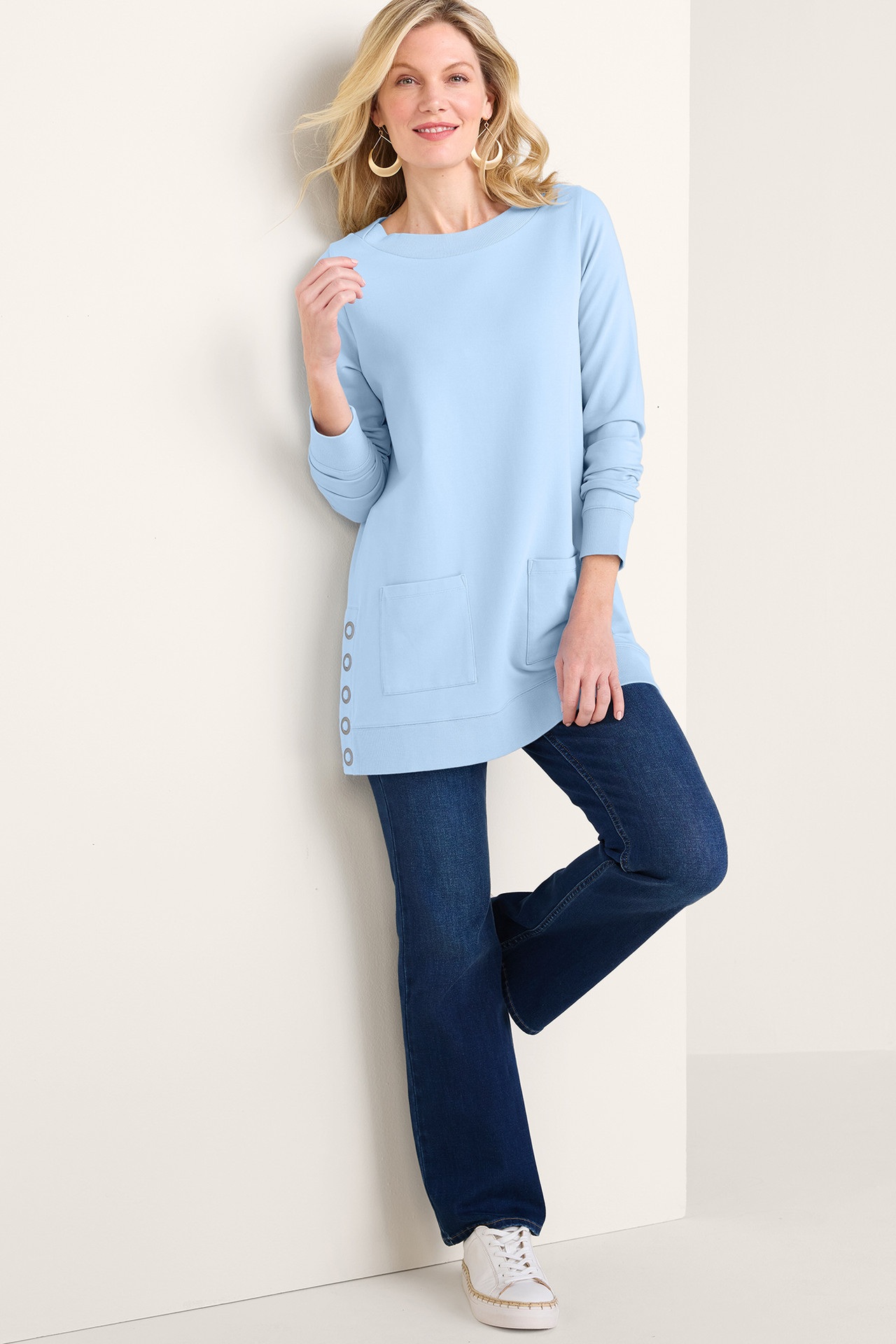 Make It Snappy Pullover - Soft Surroundings Outlet
