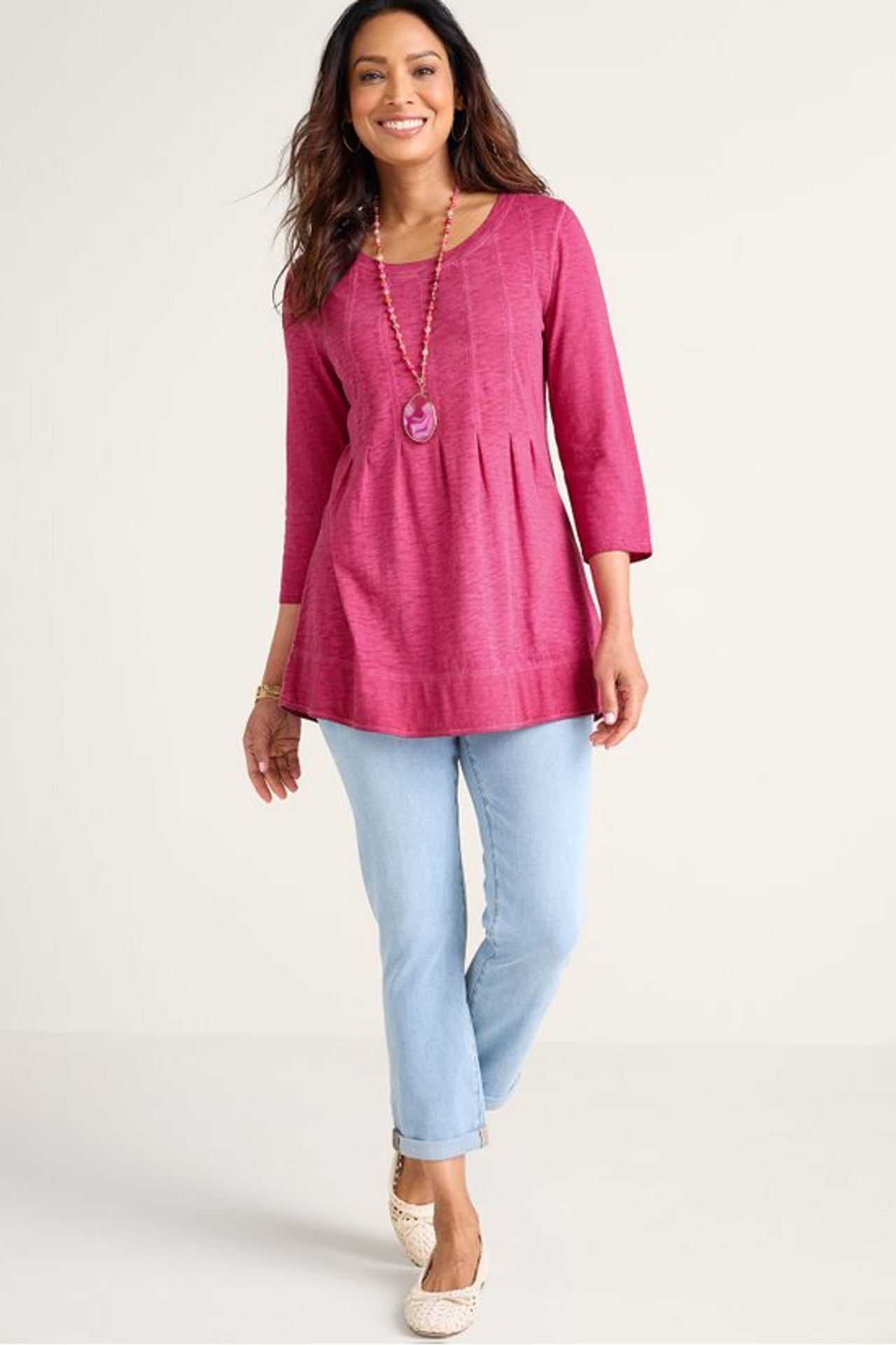 Odilia Slub Knit Tunic - Soft Surroundings Outlet