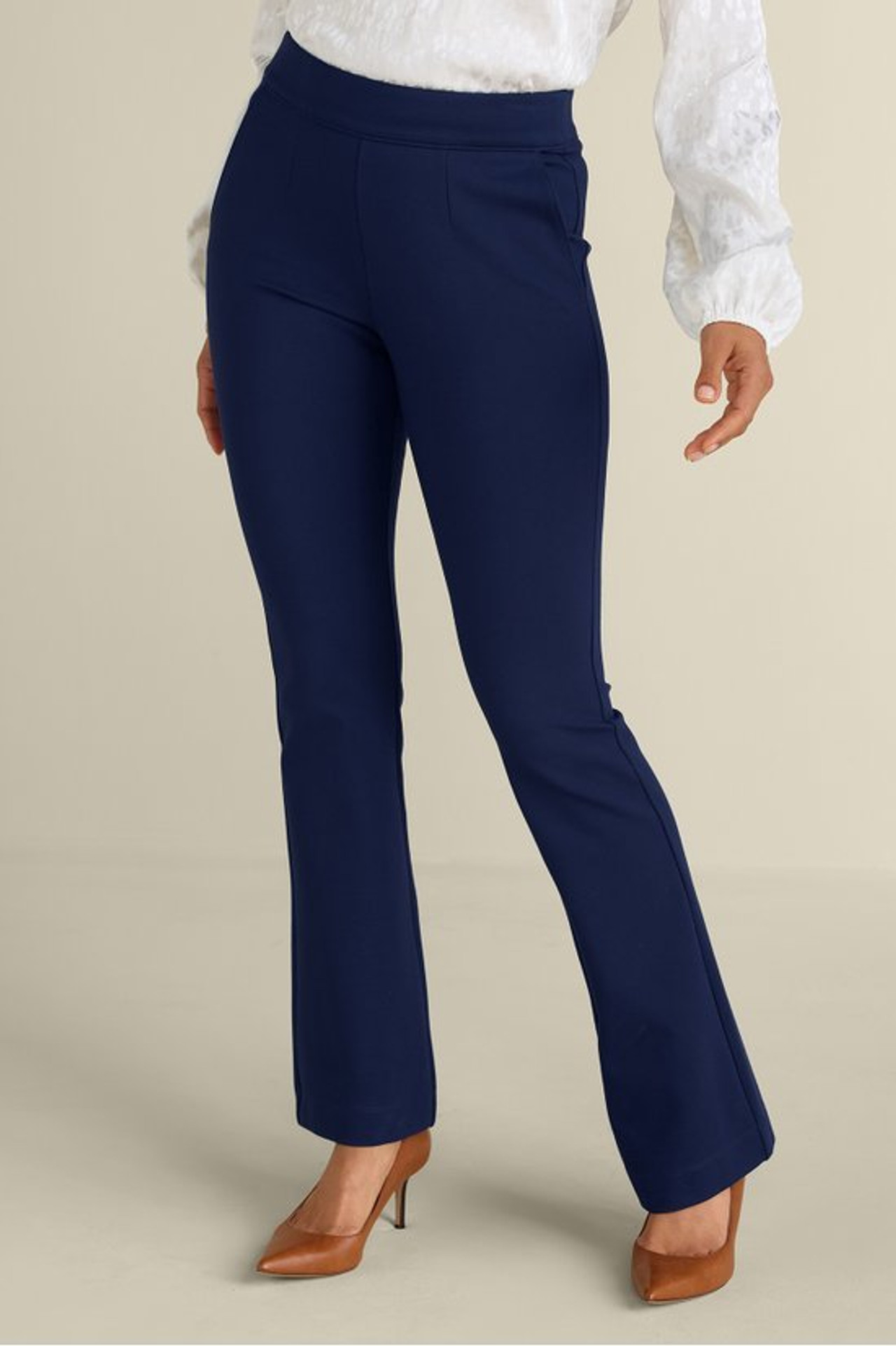SoftEssential™ Ponte Bootcut Pants - Soft Surroundings Outlet