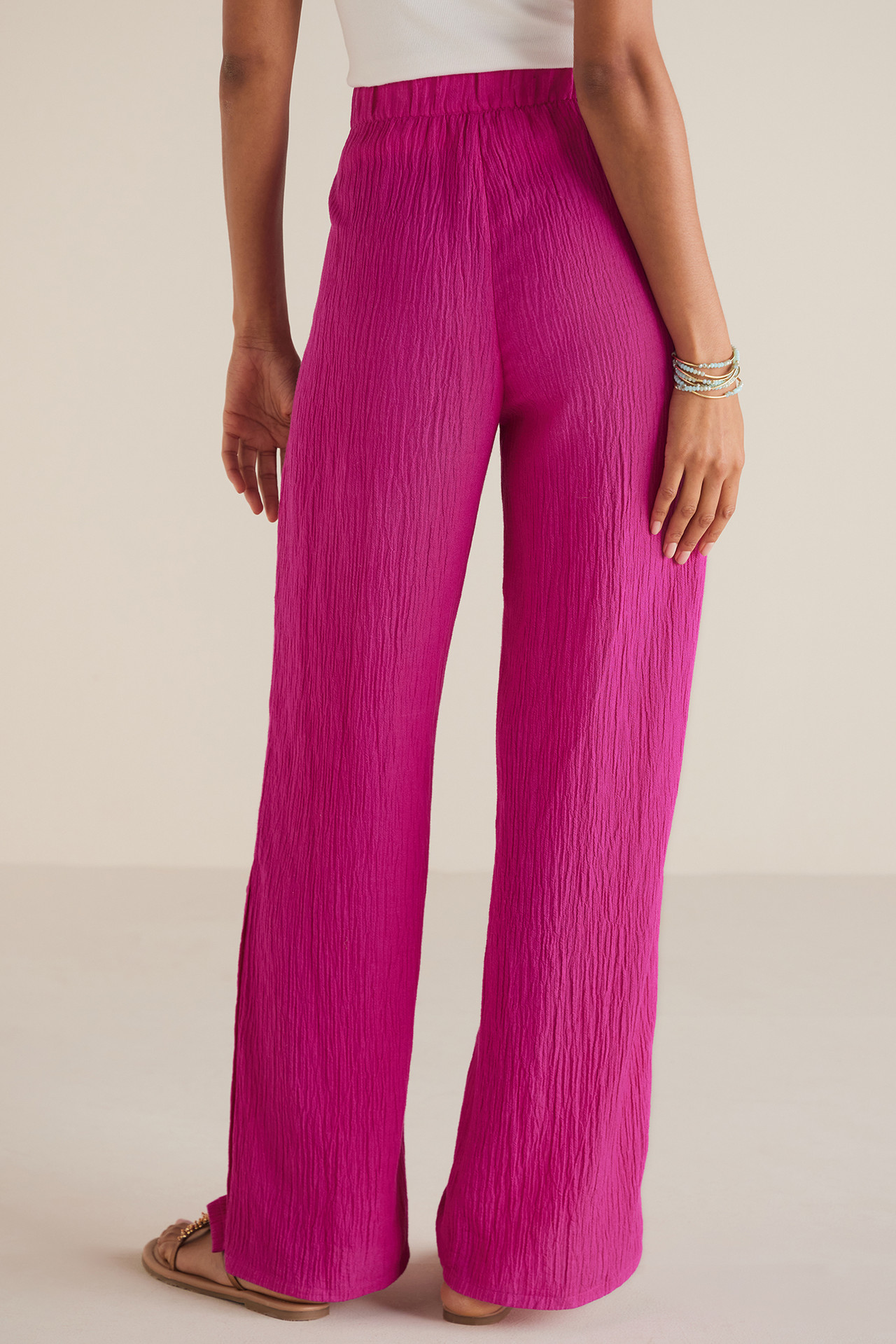 Oceo Gauze Wide-Leg Pants - Soft Surroundings Outlet