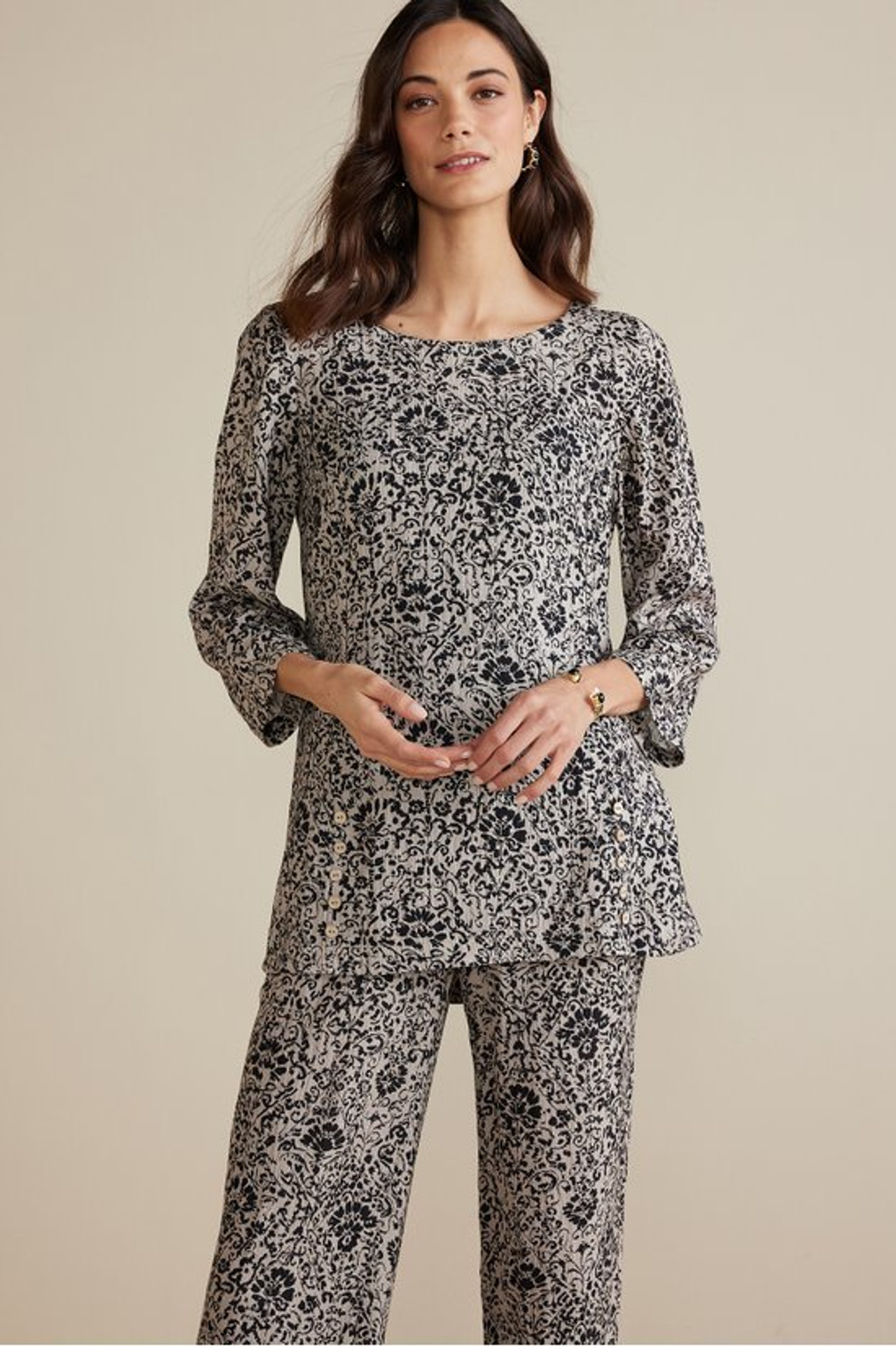 Oceo Gauze Tunic - Soft Surroundings Outlet