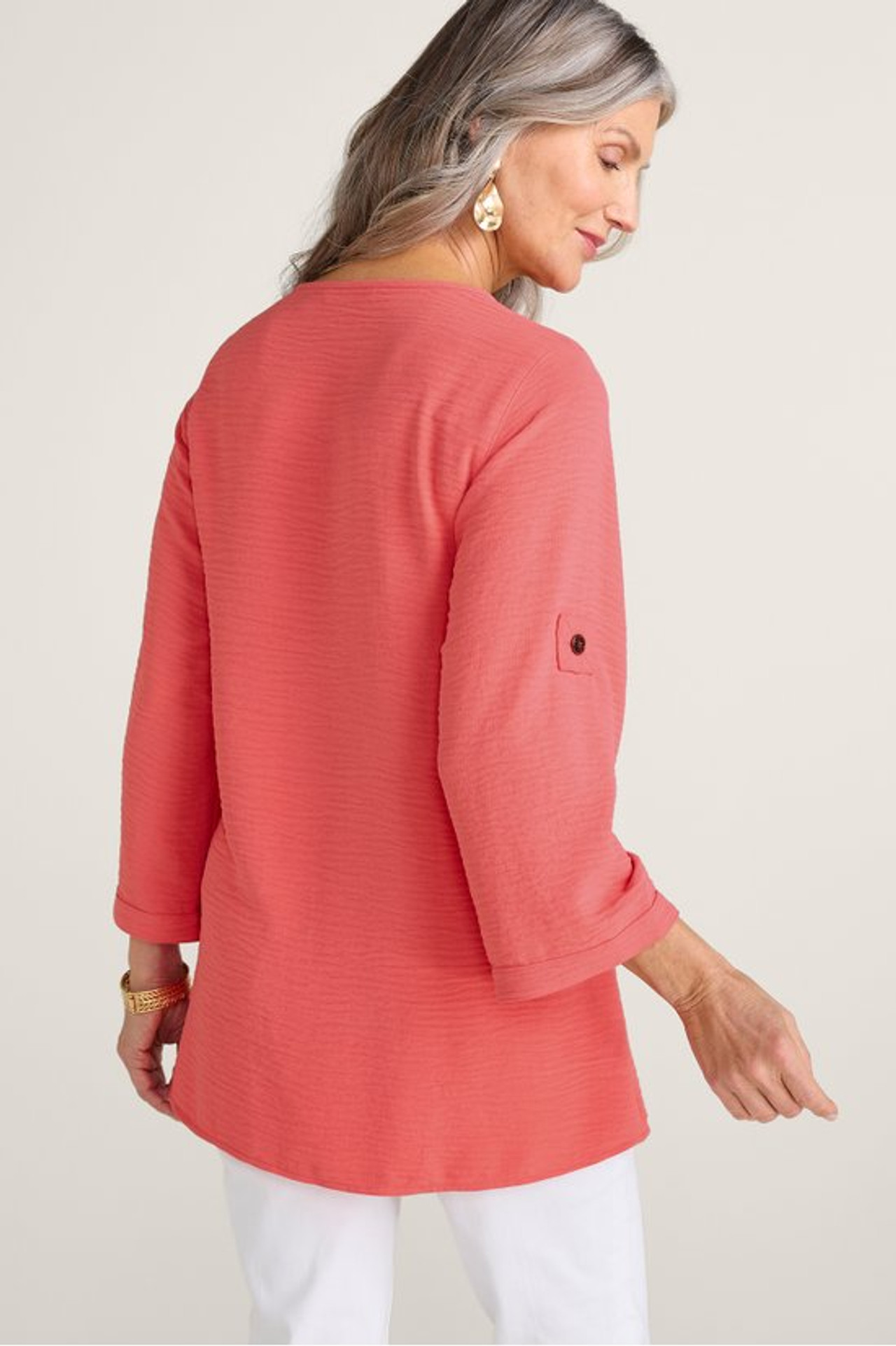Josette Textured Tunic - Soft Surroundings Outlet