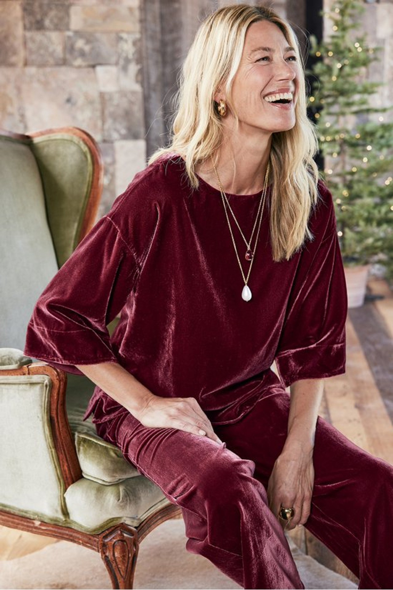 Aria Velvet Top - Soft Surroundings Outlet