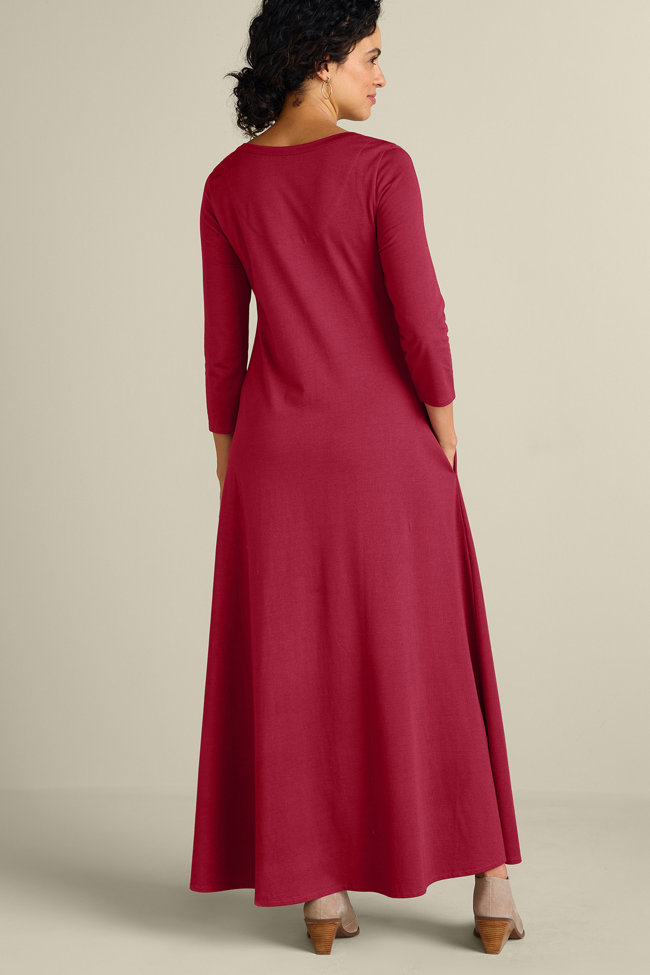 Santiago 3/4 Sleeve Dress - Soft Surroundings Outlet
