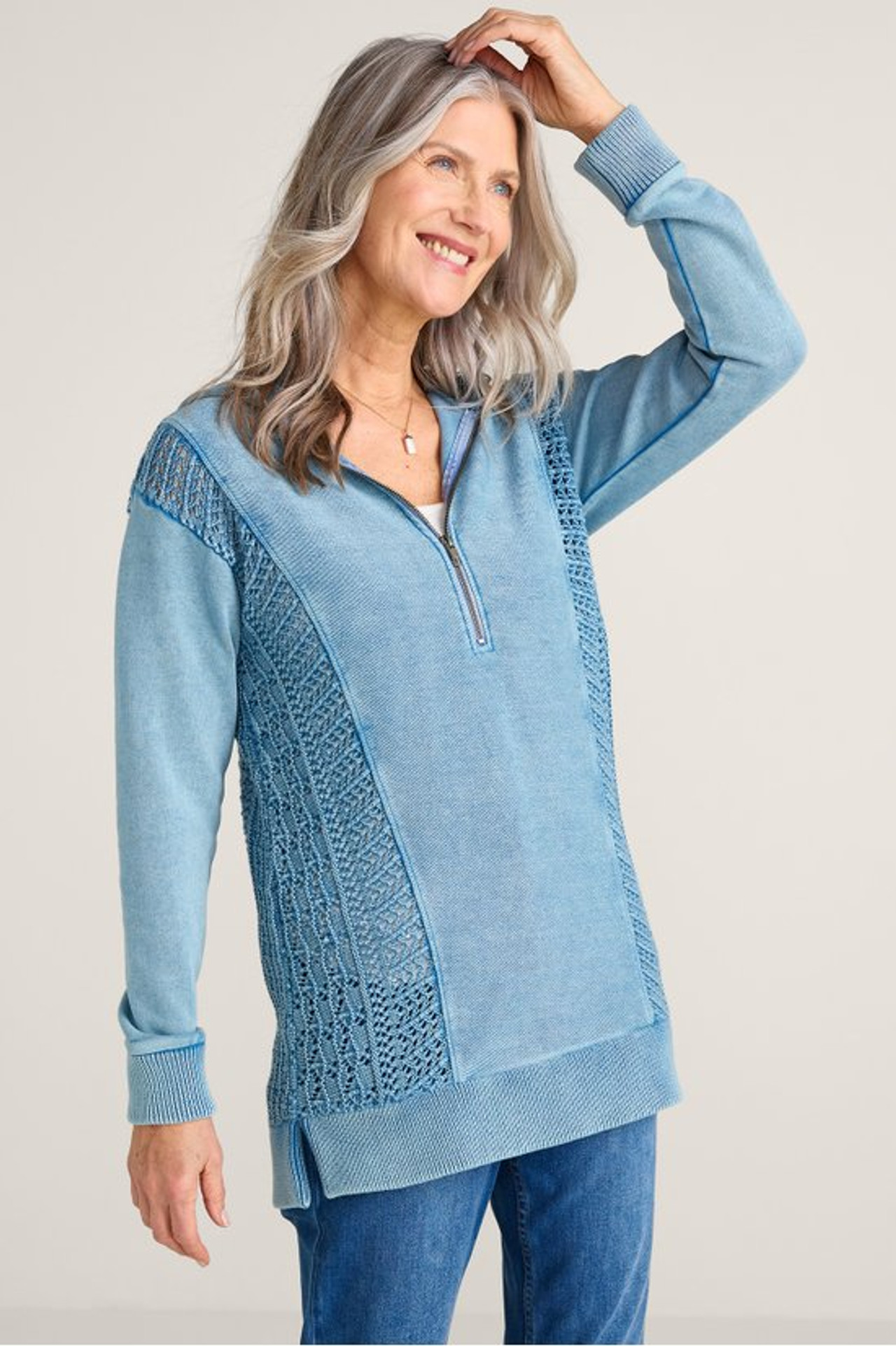Viveca French Terry Tunic - Soft Surroundings Outlet
