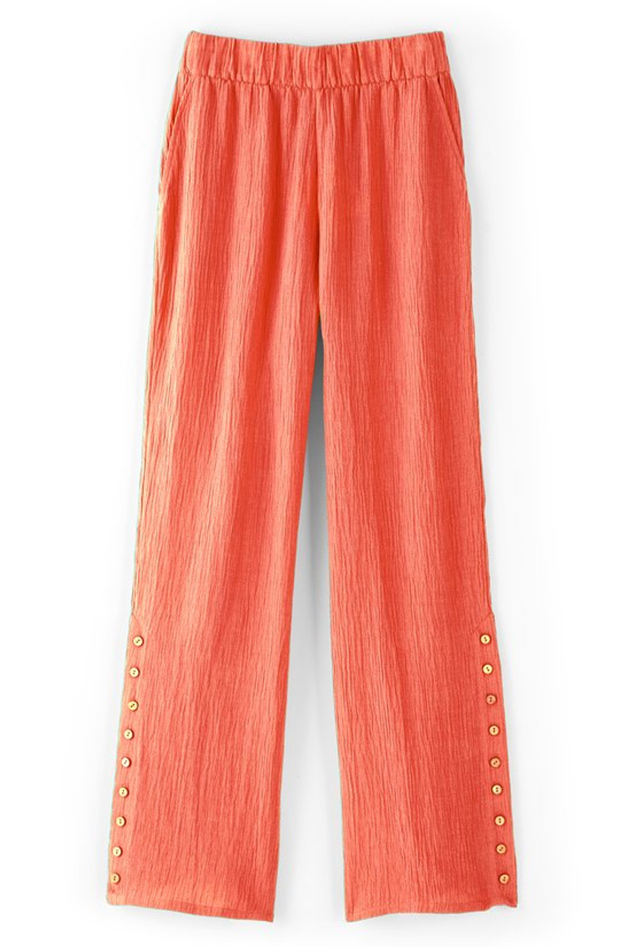 Oceo Gauze Wide-Leg Pants - Soft Surroundings Outlet