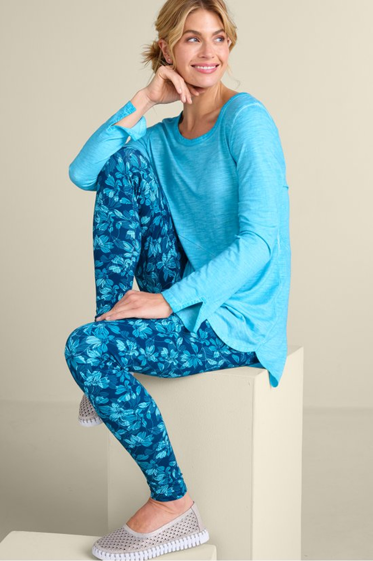 Roxy Slub Knit Tunic - Soft Surroundings Outlet