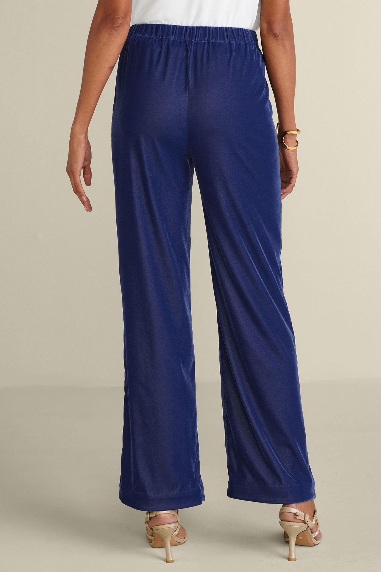 Aria Velvet Wide Leg Pants - Soft Surroundings Outlet