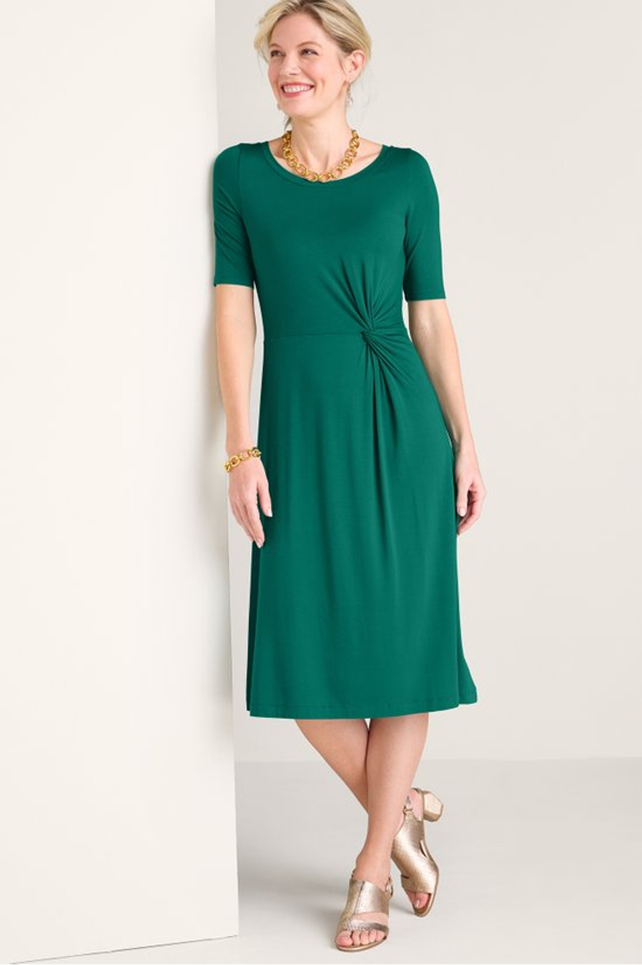 Signy Midi Dress - Soft Surroundings Outlet