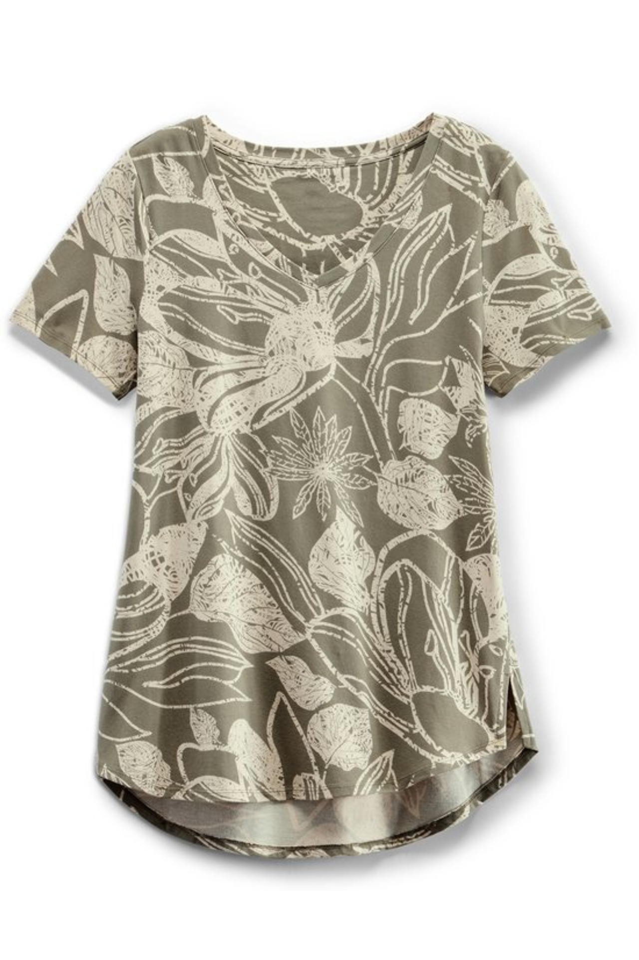 SoftEssential™ Supima® Isabel Short Sleeve Tunic - Soft Surroundings Outlet