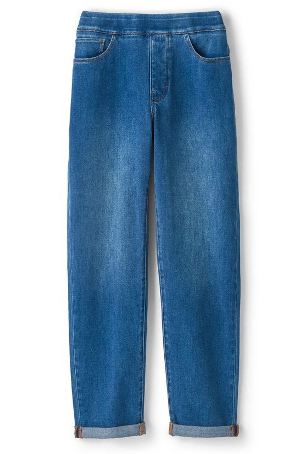The Ultimate Denim Pull-On Crop - Soft Surroundings Outlet