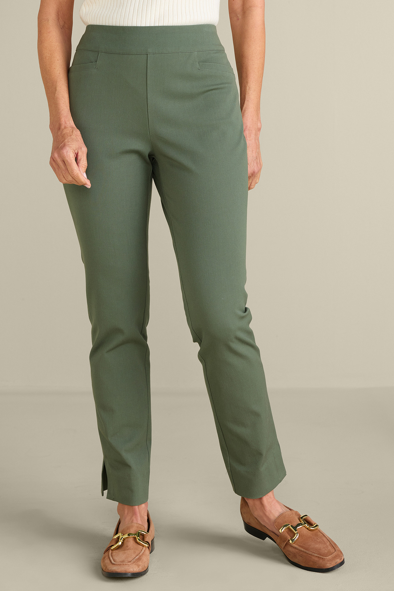 SoftEssential™ SUPERLA Slim Leg Ankle Pants - Soft Surroundings Outlet