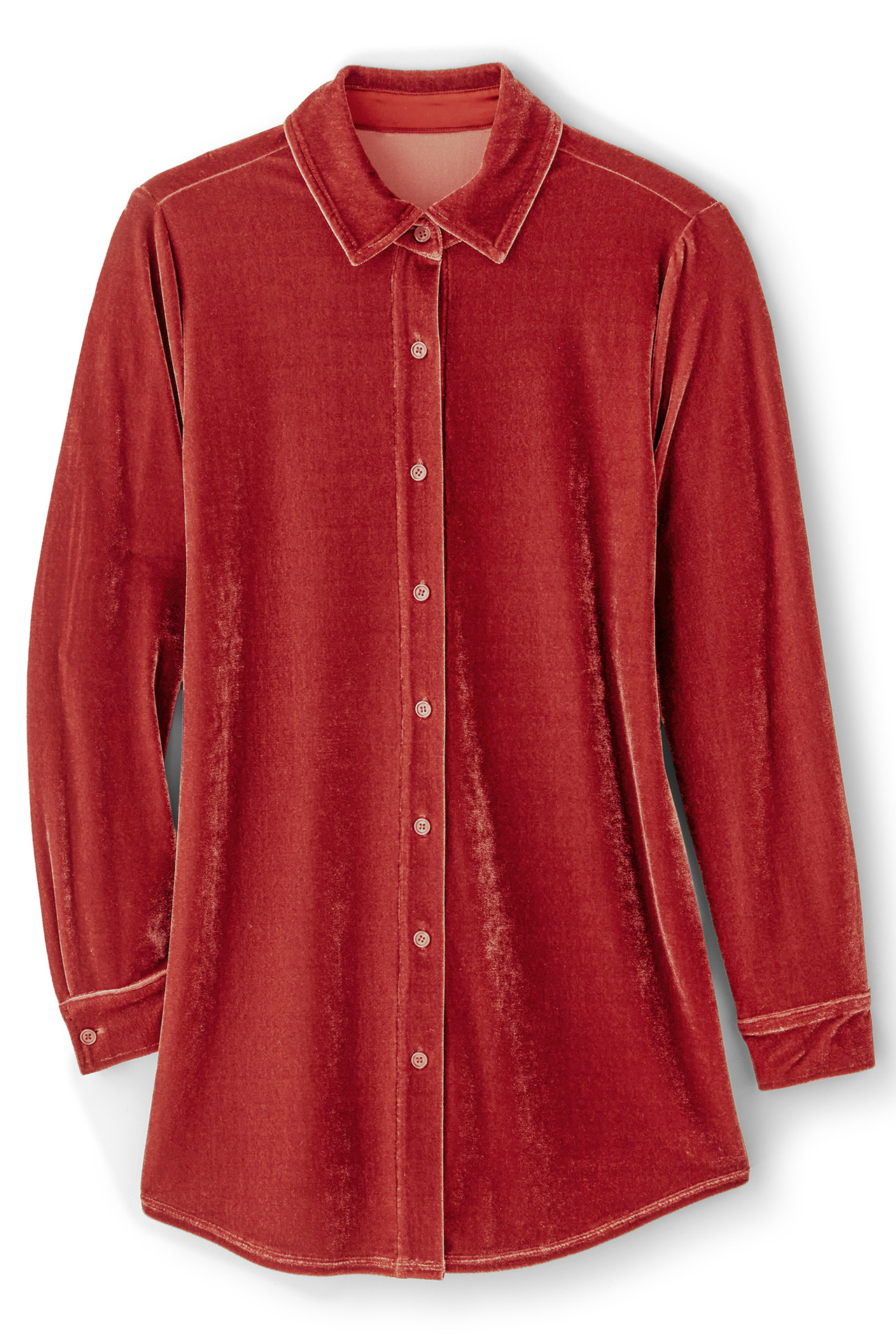 Velvet Boyfriend Tunic Shirt - Soft Surroundings Outlet