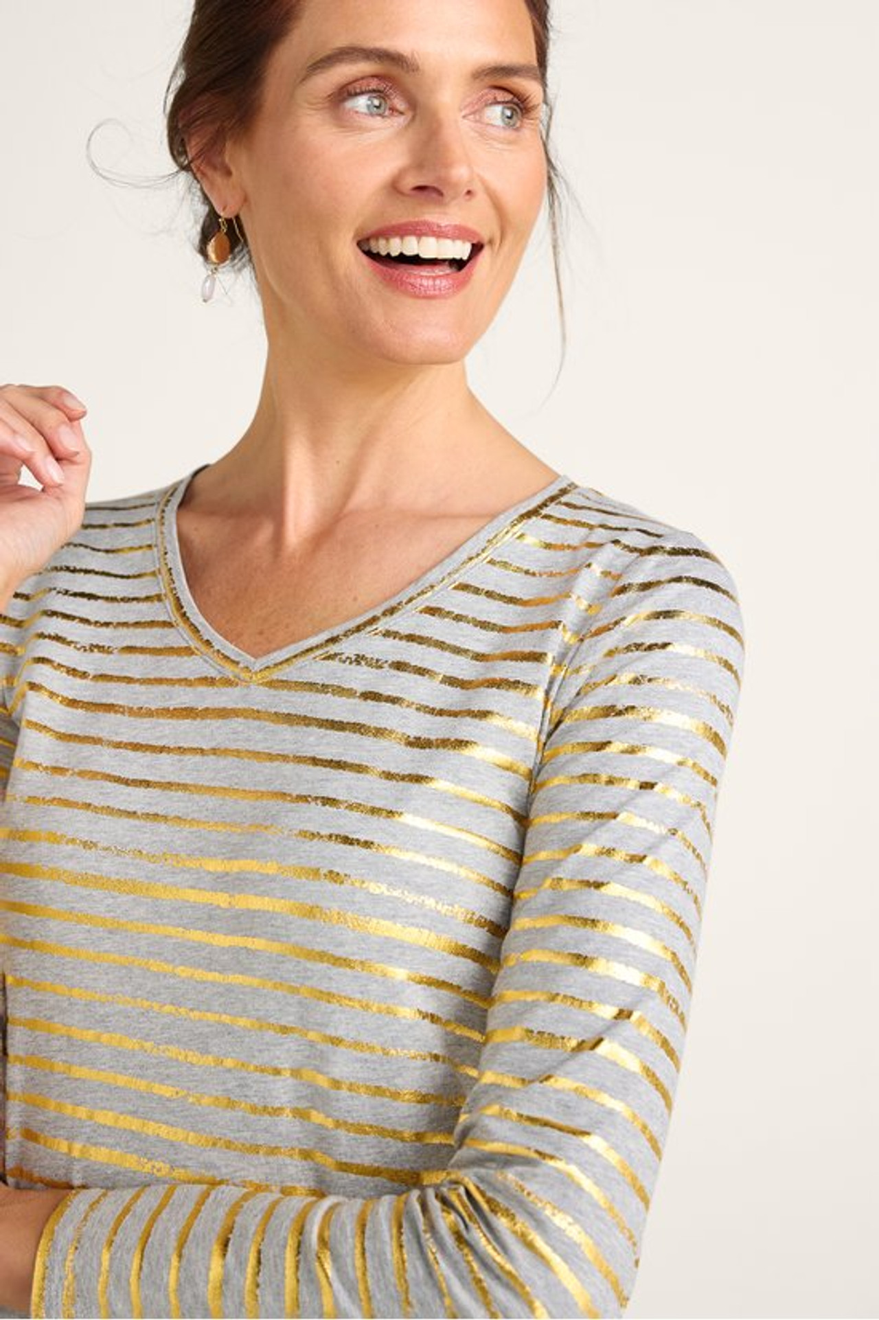 SoftEssential™ Supima® Isabel Long Sleeve Tunic - Soft Surroundings Outlet