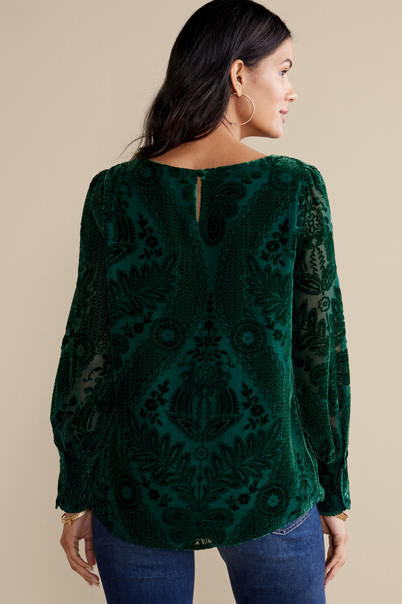 Vanetta Velvet Top - Soft Surroundings Outlet