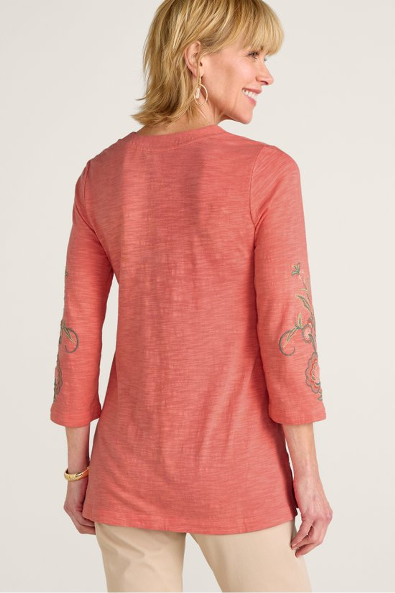 Kaleen Embroidered Tunic - Soft Surroundings Outlet