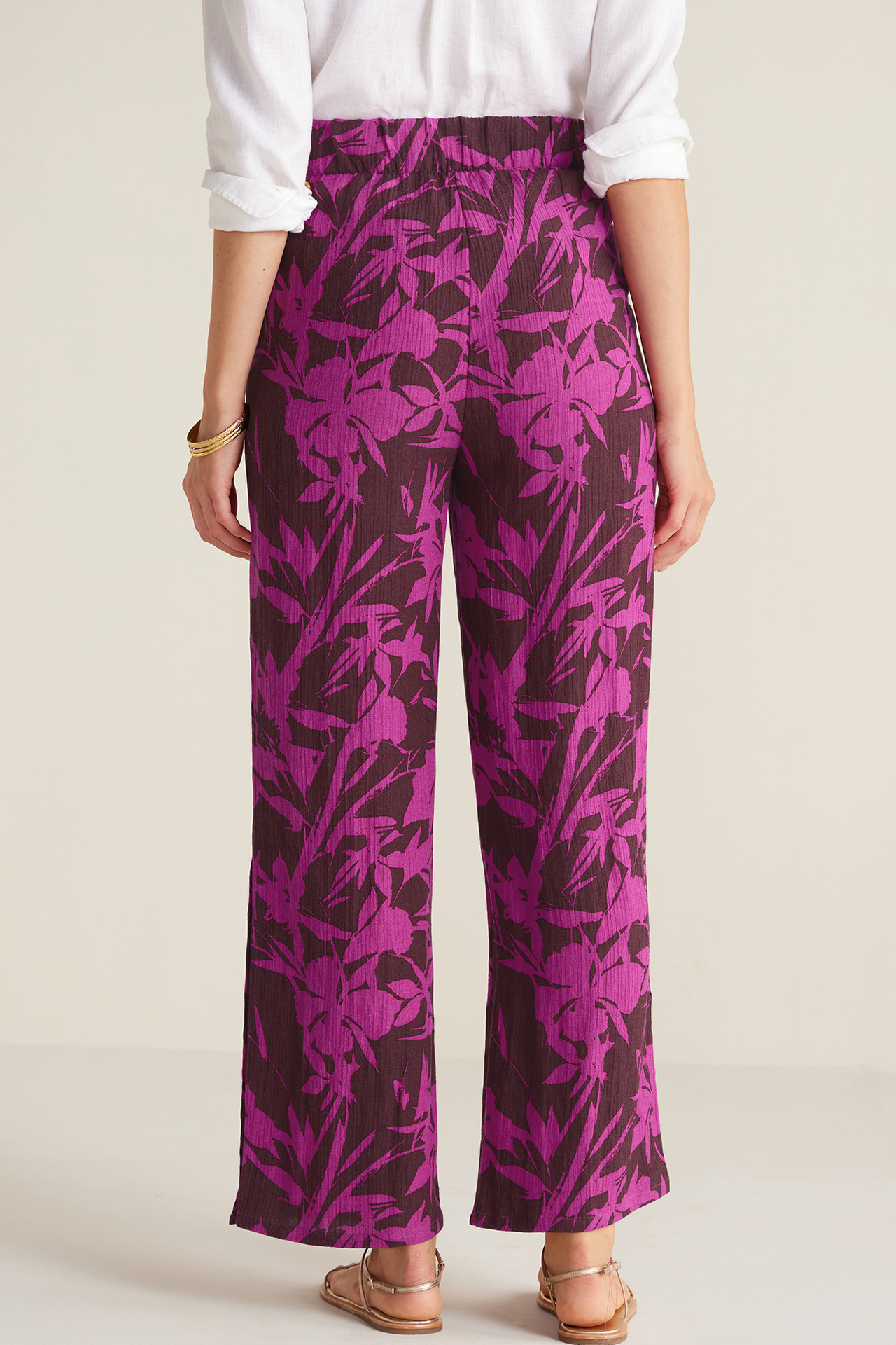 Oceo Gauze Wide-Leg Pants - Soft Surroundings Outlet