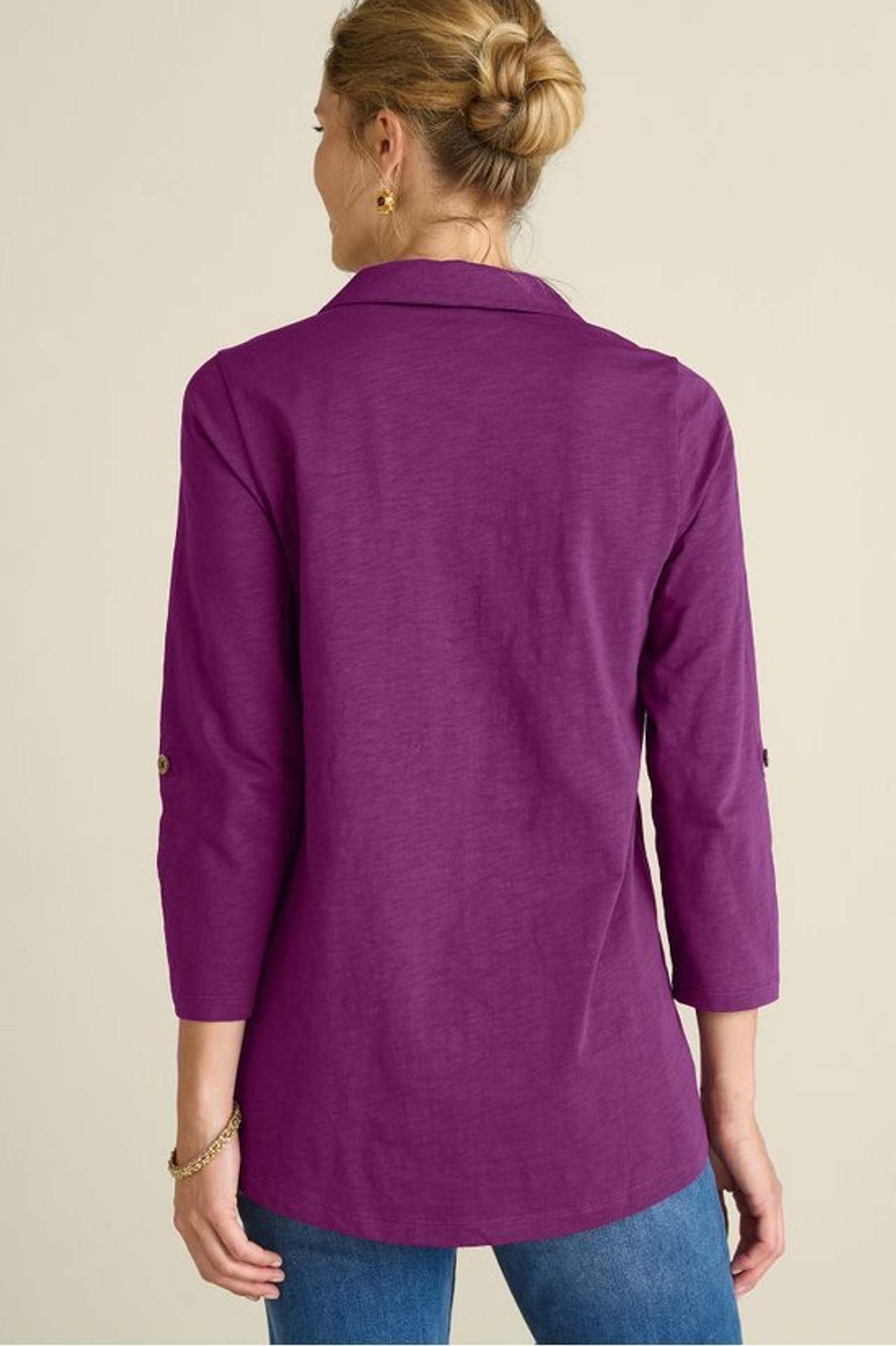 Danielle 3/4 Sleeve Tunic - Soft Surroundings Outlet